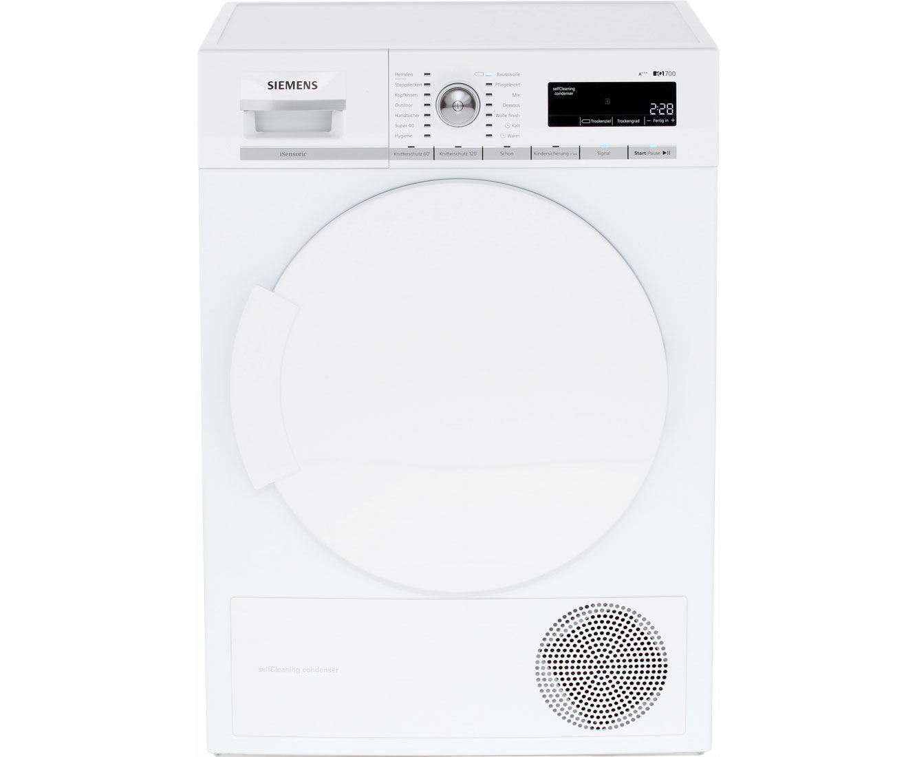 iQ700 WT44W5W0 Wärmepumpentrockner - Weiß iQ700 WT44W5W0 Wärmepumpentrockner - Weiß