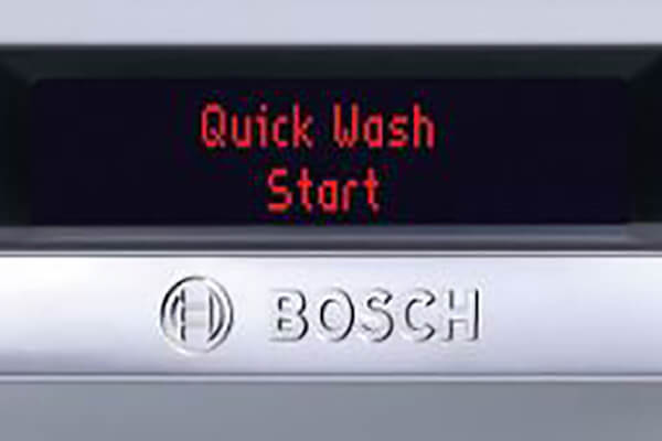 Bosch quick wash