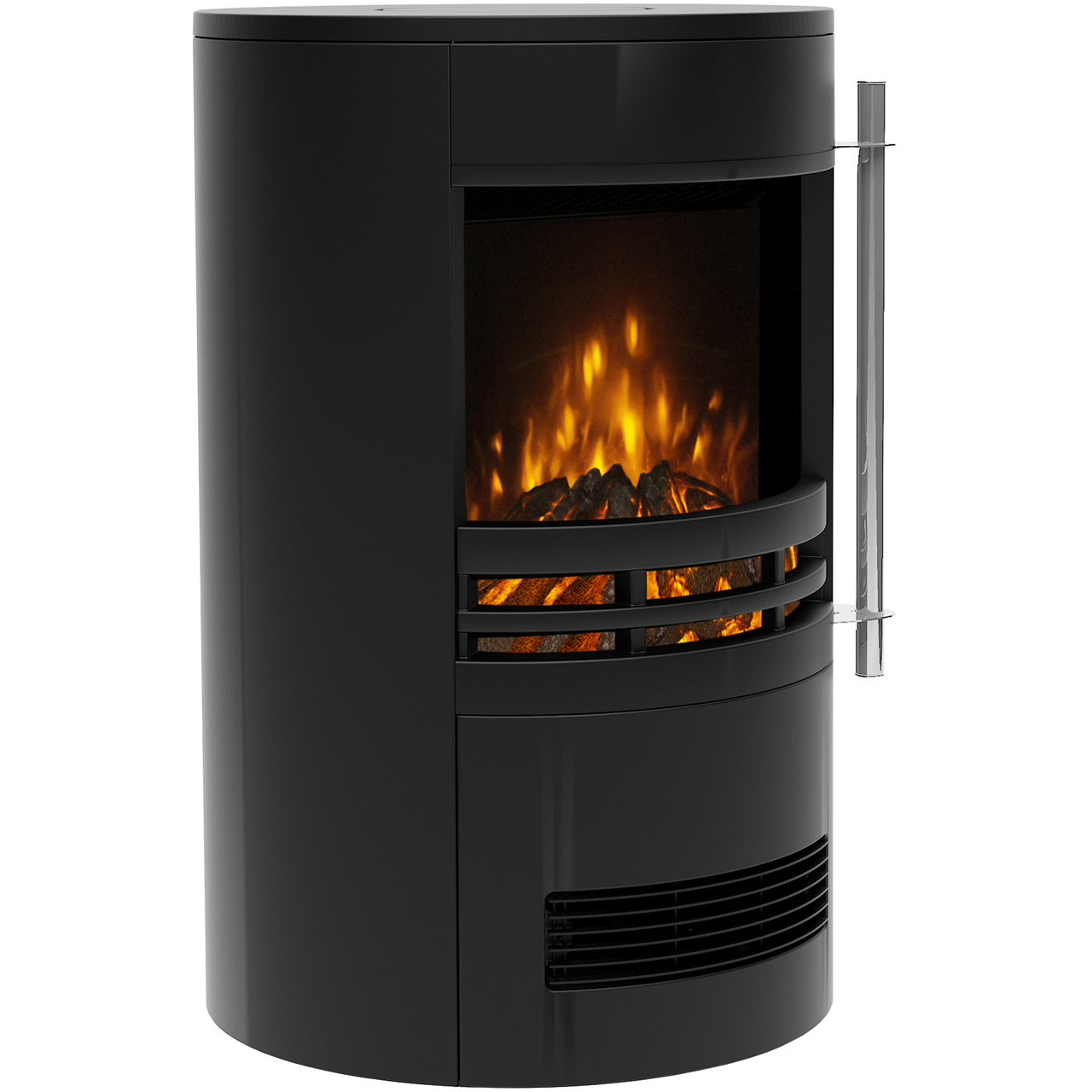 BeModern 02757X Tunstall Log Effect Freestanding Electric Fire Black