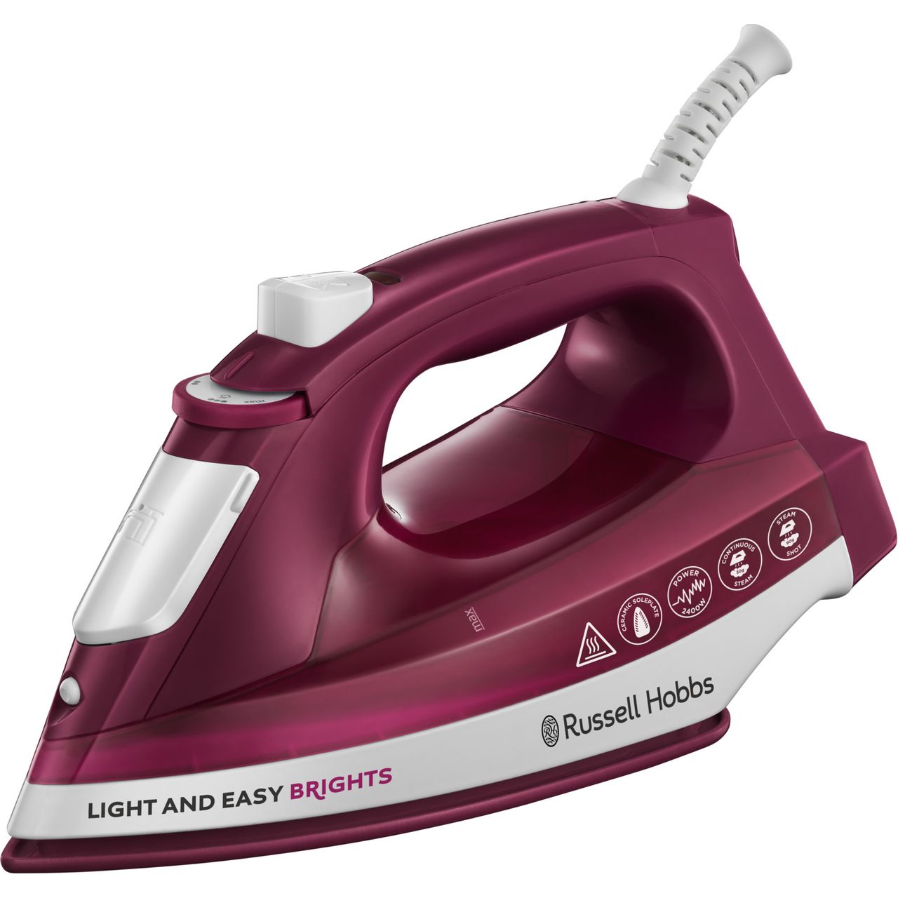 Russell Hobbs Light & Easy Brights 24820 2400 Watt Iron -Mulberry Review