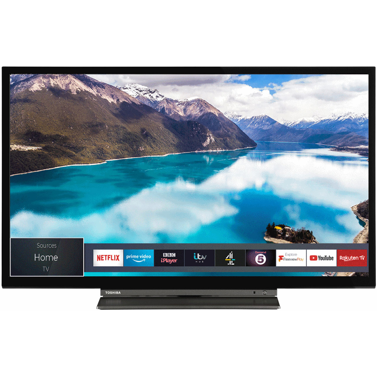 Toshiba 24WL3A63DB WL3A 24 Inch TV Smart 720p HD Ready LED Freeview HD ...