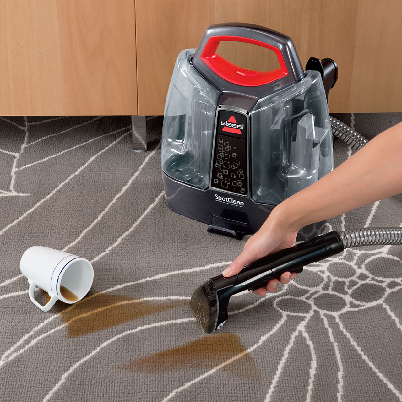 Bissell 36981 SpotClean Carpet Cleaner 330 Watt with Heated Cleaning 3
