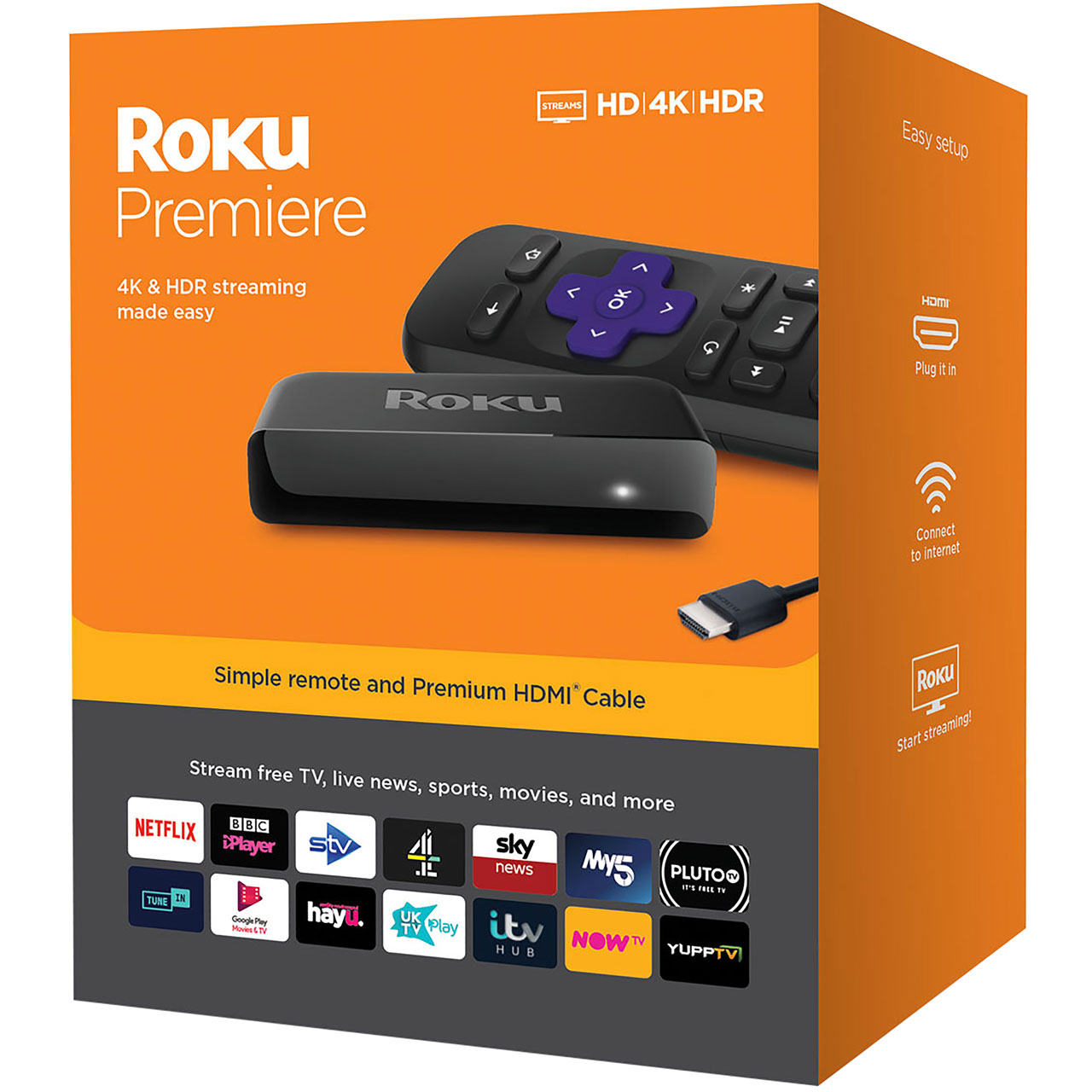 Roku Roku Premiere Streaming Player Smart Box WiFi Netflix BBC iPlayer