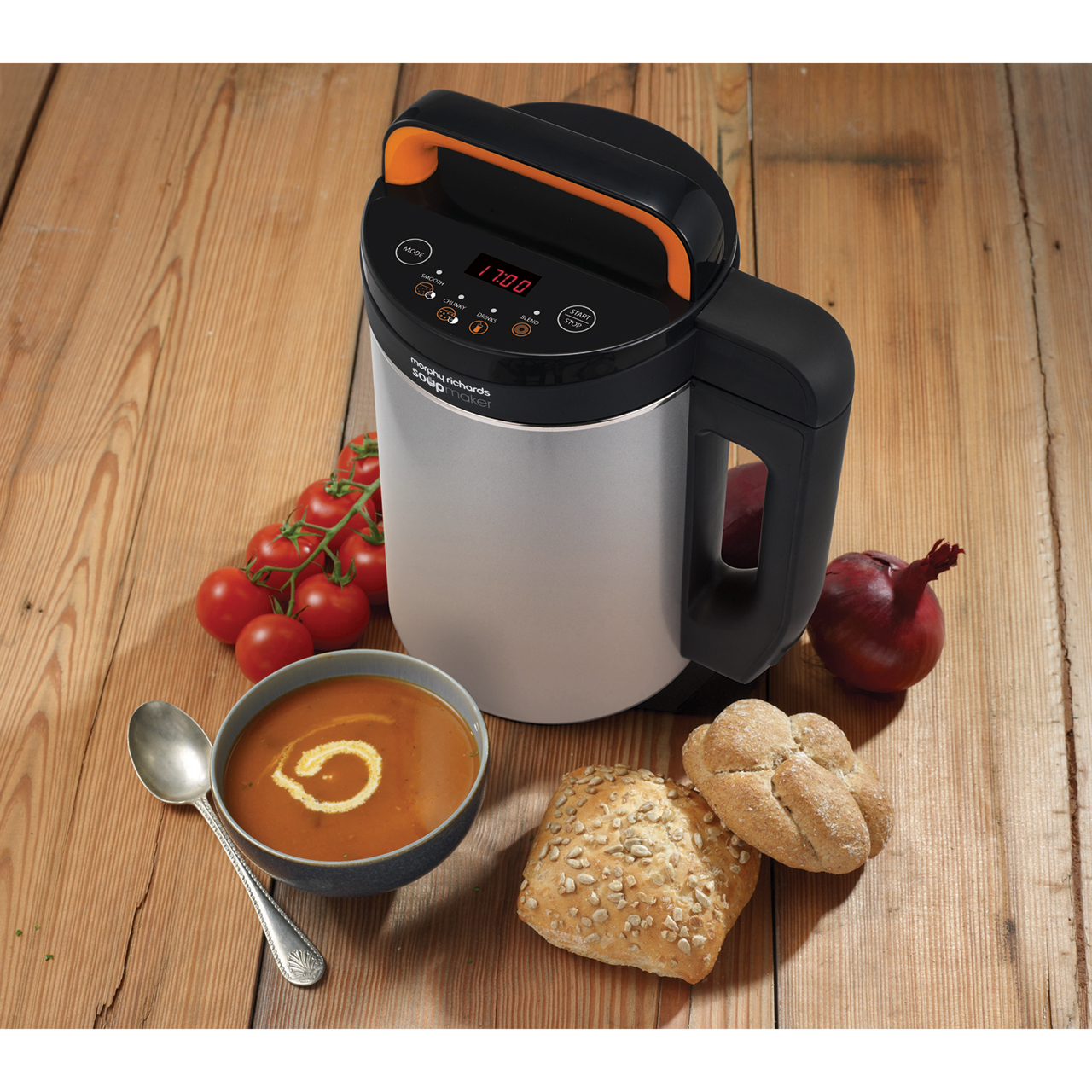 Morphy Richards 501040 1.6 Litres Soup Maker Silver New 5011832064707