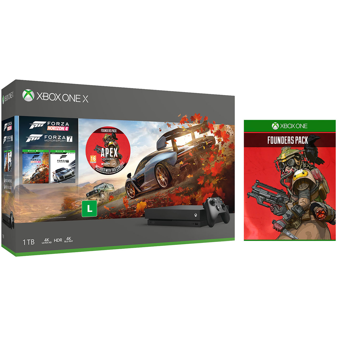 Xbox One X 1TB with Forza Horizon 4 & Forza Motorsport 7 ...