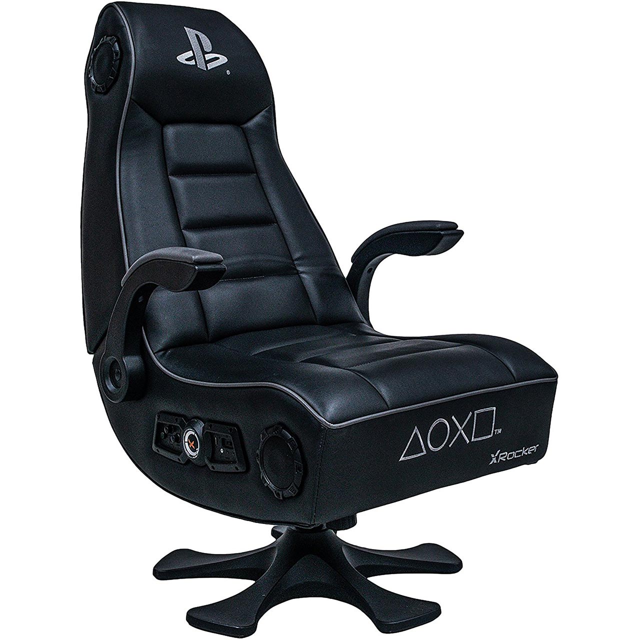 X Rocker Sony Playstation Officially Licensed Infiniti 4 1 Pedestal Gaming Chair Black