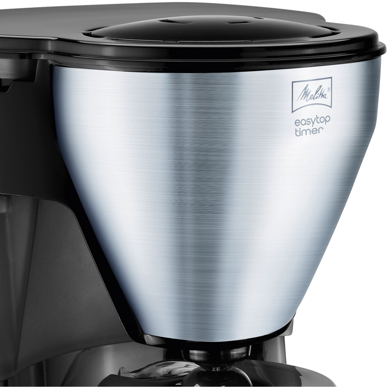 Melitta 6758193 EasyTop Timer Filter Coffee Machine with Timer Black