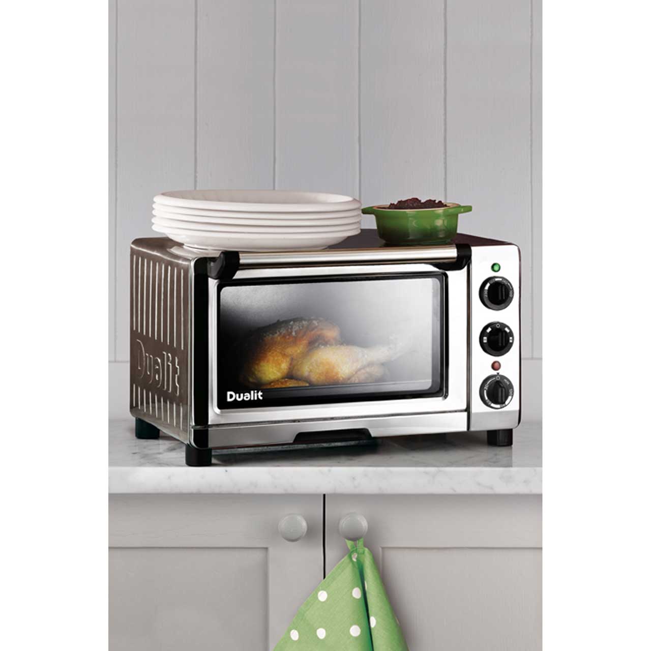 Dualit 89200 Mini ovens & Hob Free Standing Stainless Steel