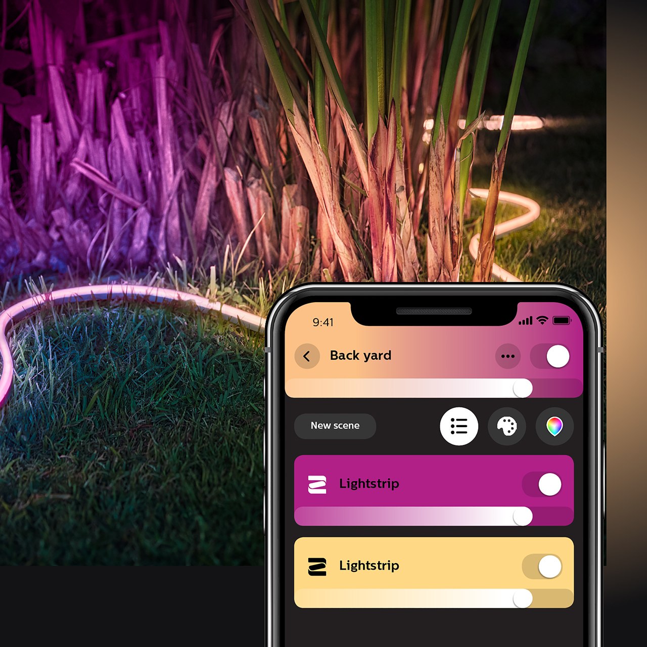 Amazon Com Philips Hue Bluetooth Smart Lightstrip Plus 2m