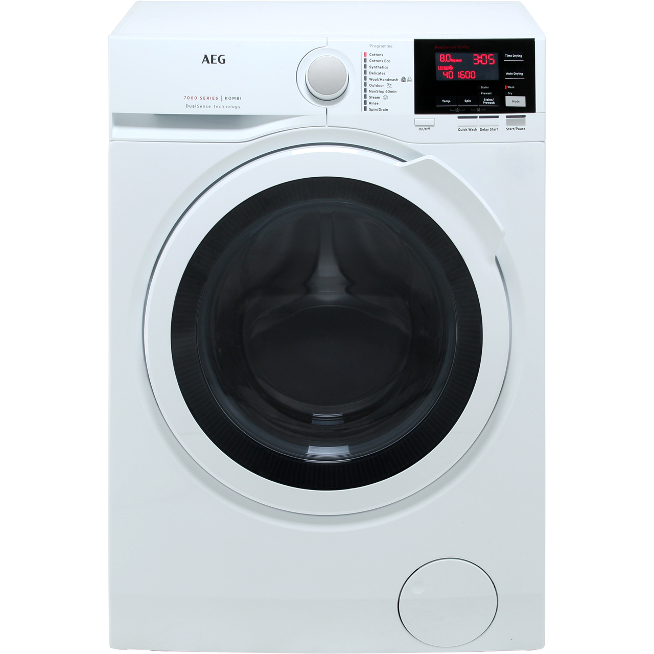 AEG DualSense Technology L7WEG841R 8Kg / 4Kg Washer Dryer with 1550 rpm Review