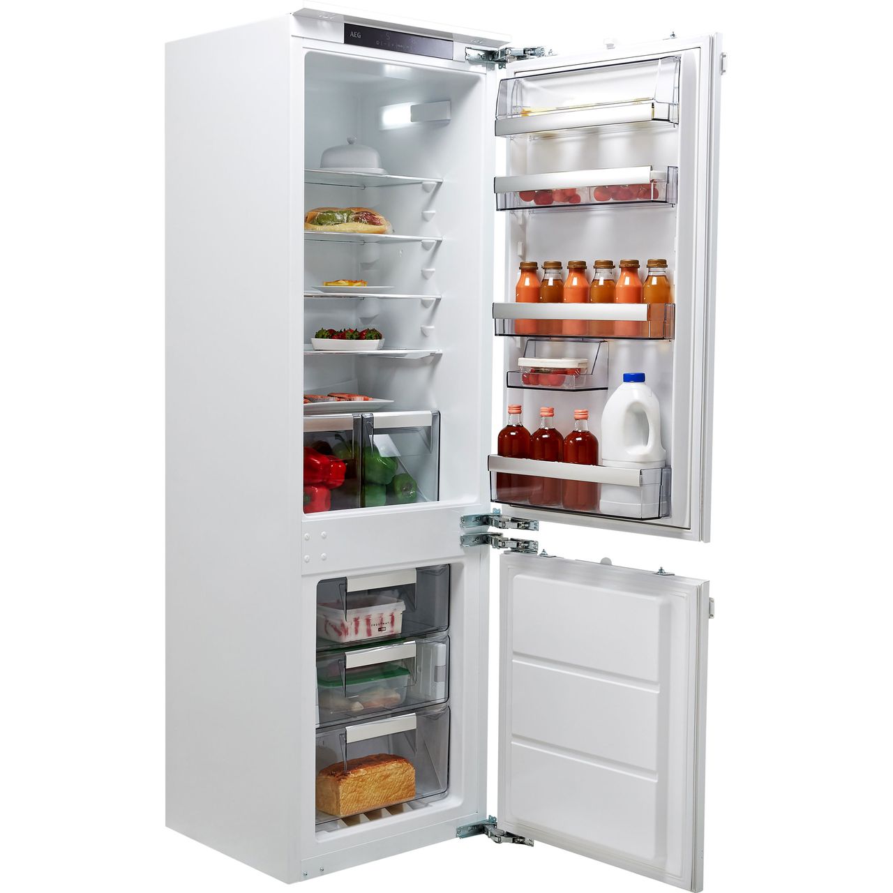 AEG SCE8182XNC Integrated 70/30 Frost Free Fridge Freezer with Fixed Door Fixing Kit Review