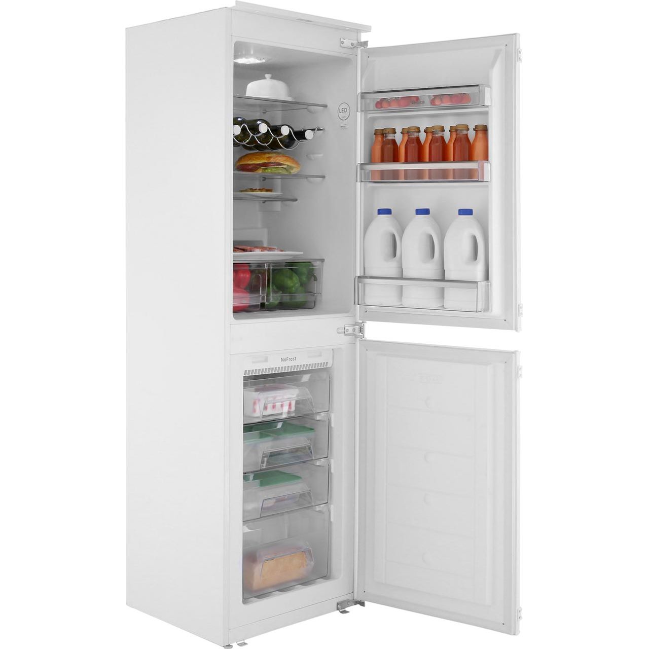 Amica BK296.3FA Integrated 50/50 Frost Free Fridge Freezer with Sliding Door Fixing Kit Review