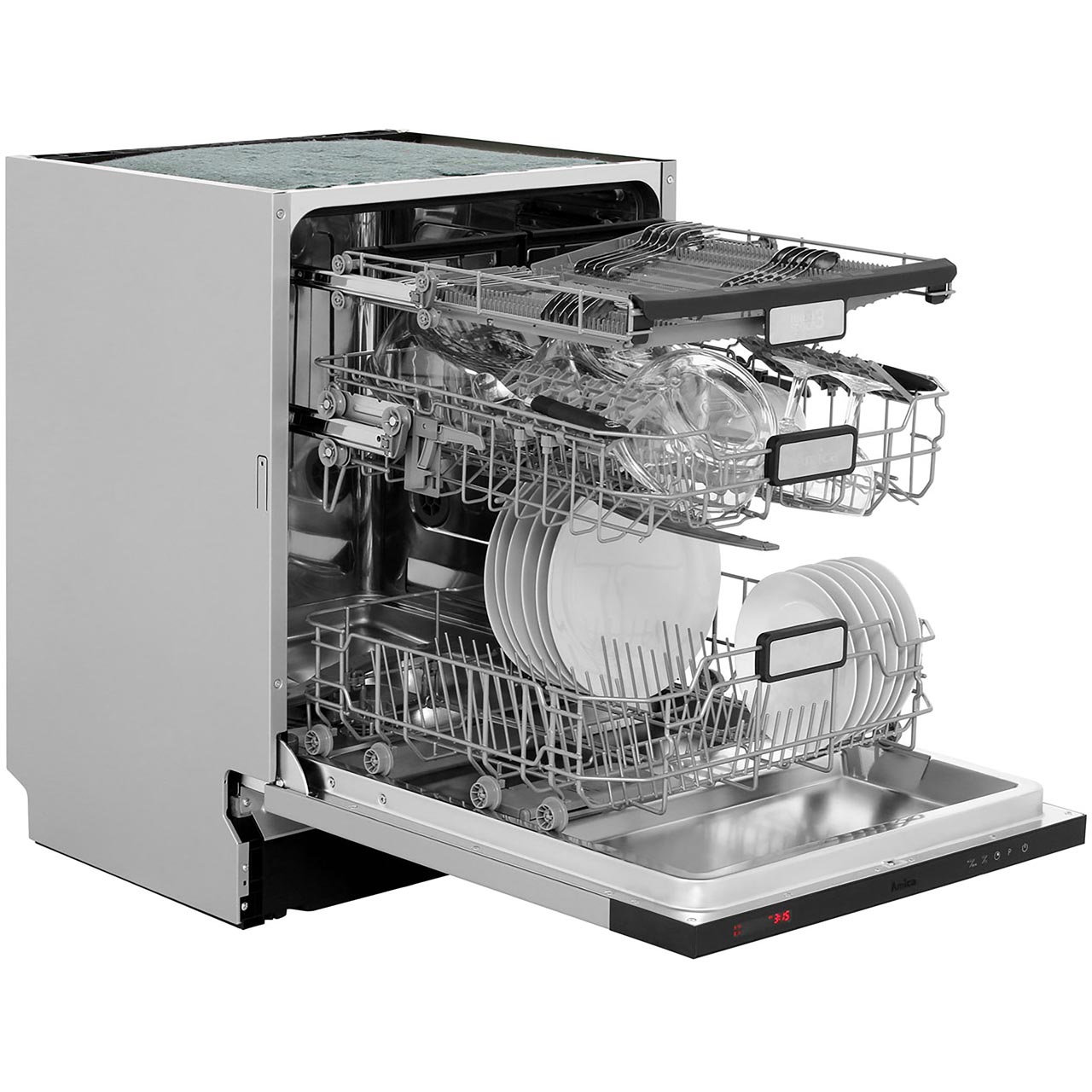 Amica ZIM688E A+++ Fully Integrated Dishwasher Full Size 60cm 14 Place