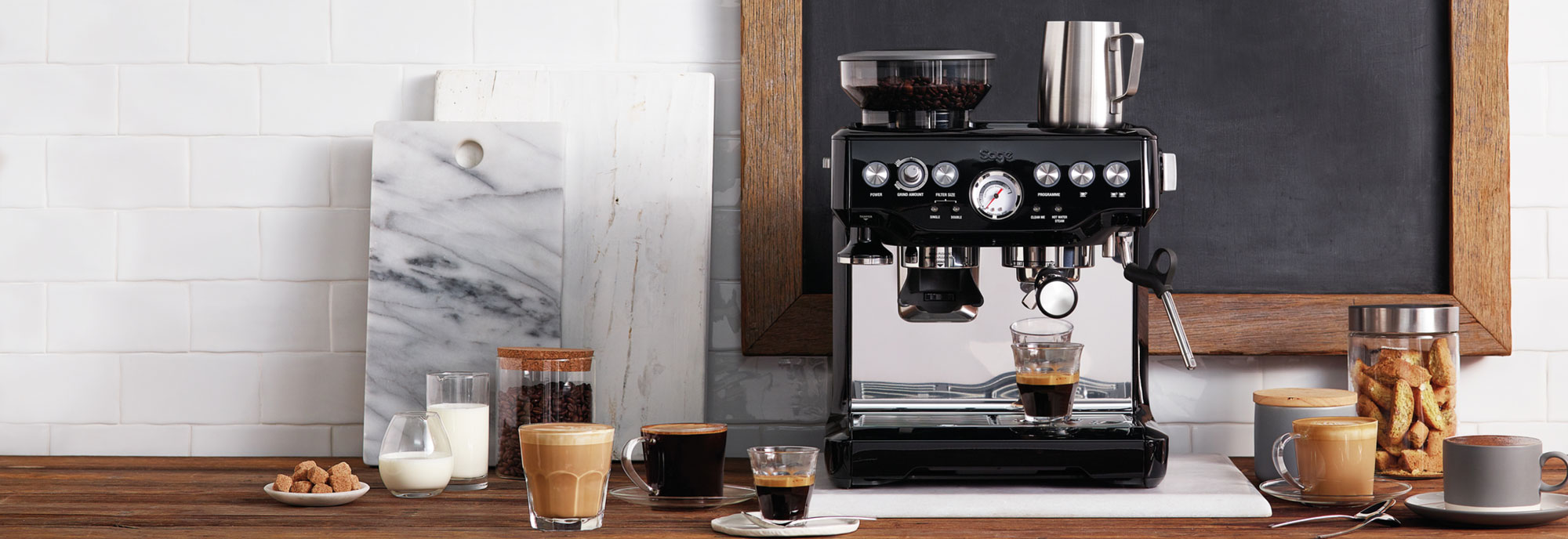 Sage BES875BKS The Barista Express Espresso Coffee Machine 15 bar Black