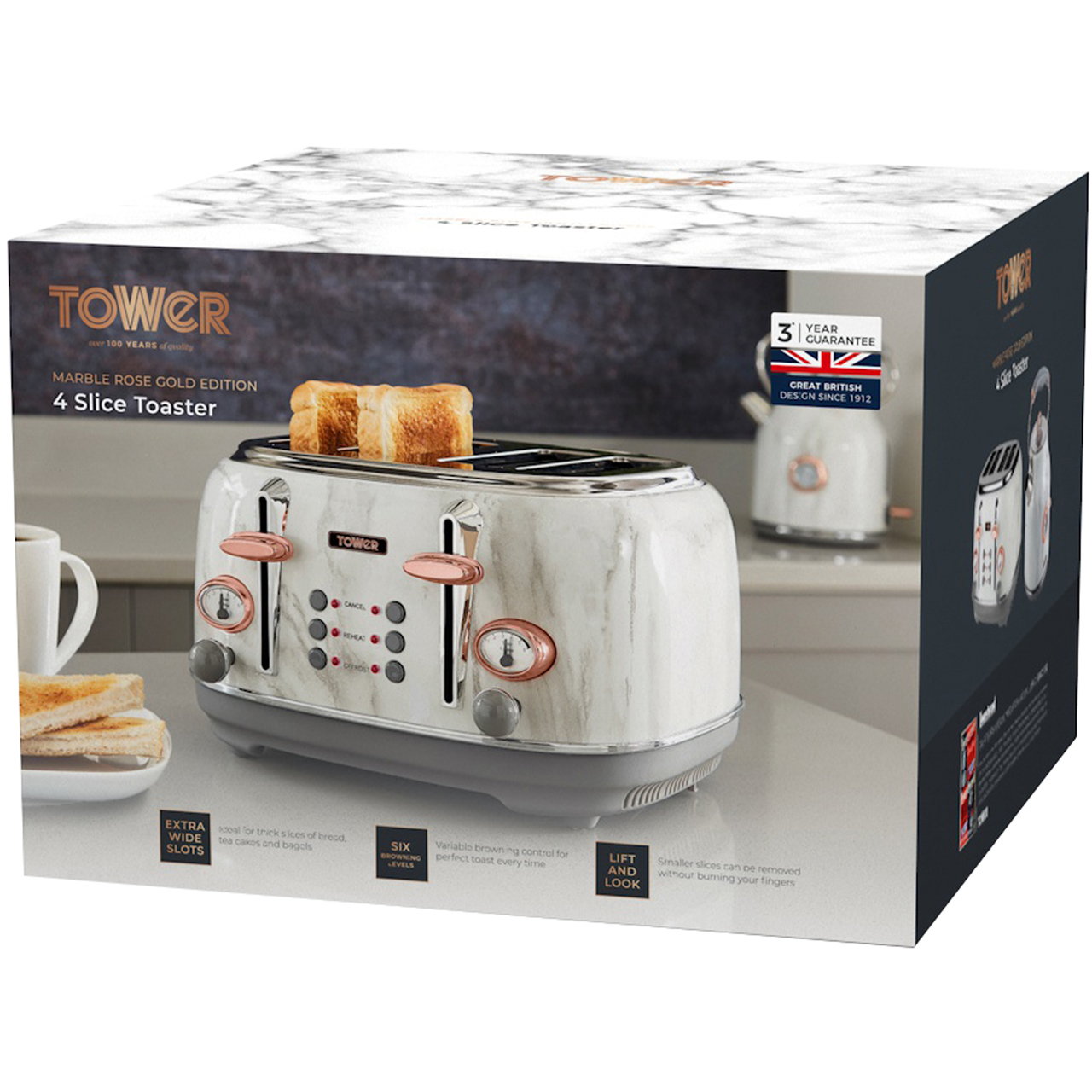 Asda Toaster And Kettle Marble at Barbara Saine blog