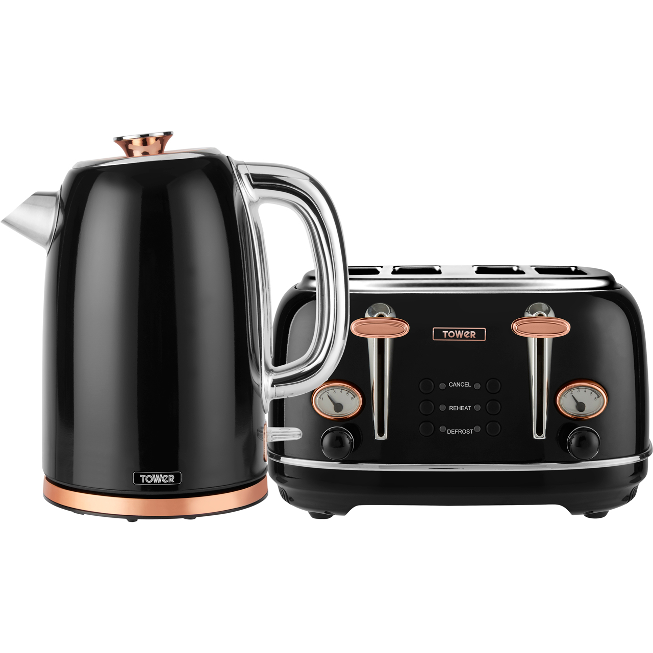 Tower Kettle and Toaster Set | ao Tower Kettle and Toaster Set | ao
