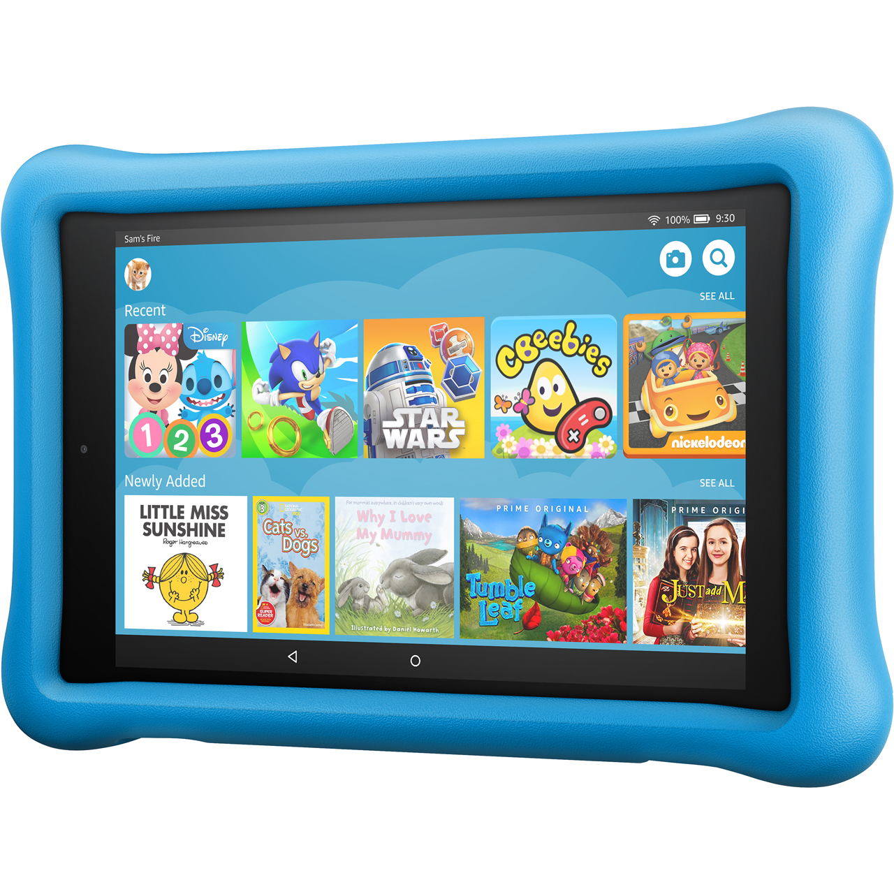 Amazon Fire HD Kids Edition 32GB WiFi Tablet Tablet Blue 841667199207 ...