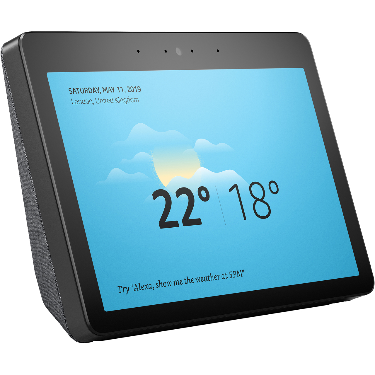 Amazon Echo Show (2nd Gen) Smart Speaker With Alexa Black 841667167152