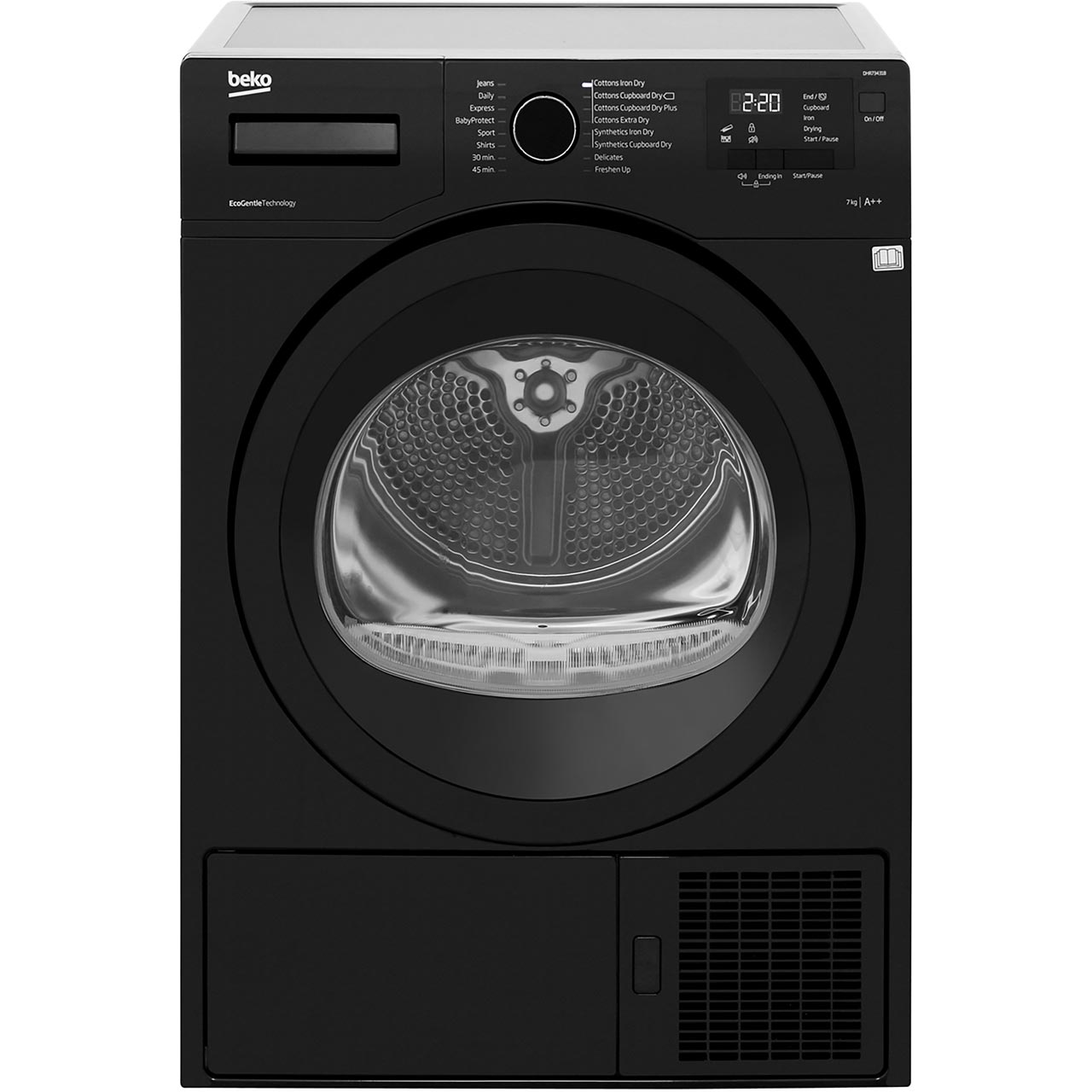 beko-dhr73431b-a-heat-pump-tumble-dryer-condenser-7-kg-black-ebay