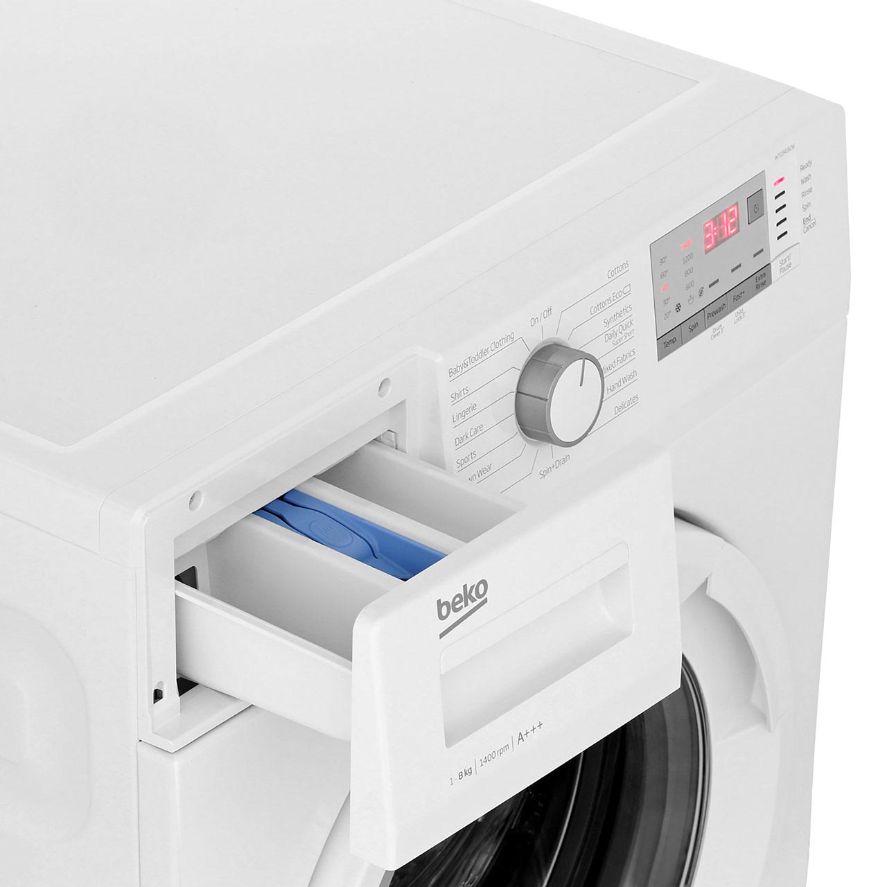 Beko WTG841B2W A+++ Rated 8Kg 1400 RPM Washing Machine White New