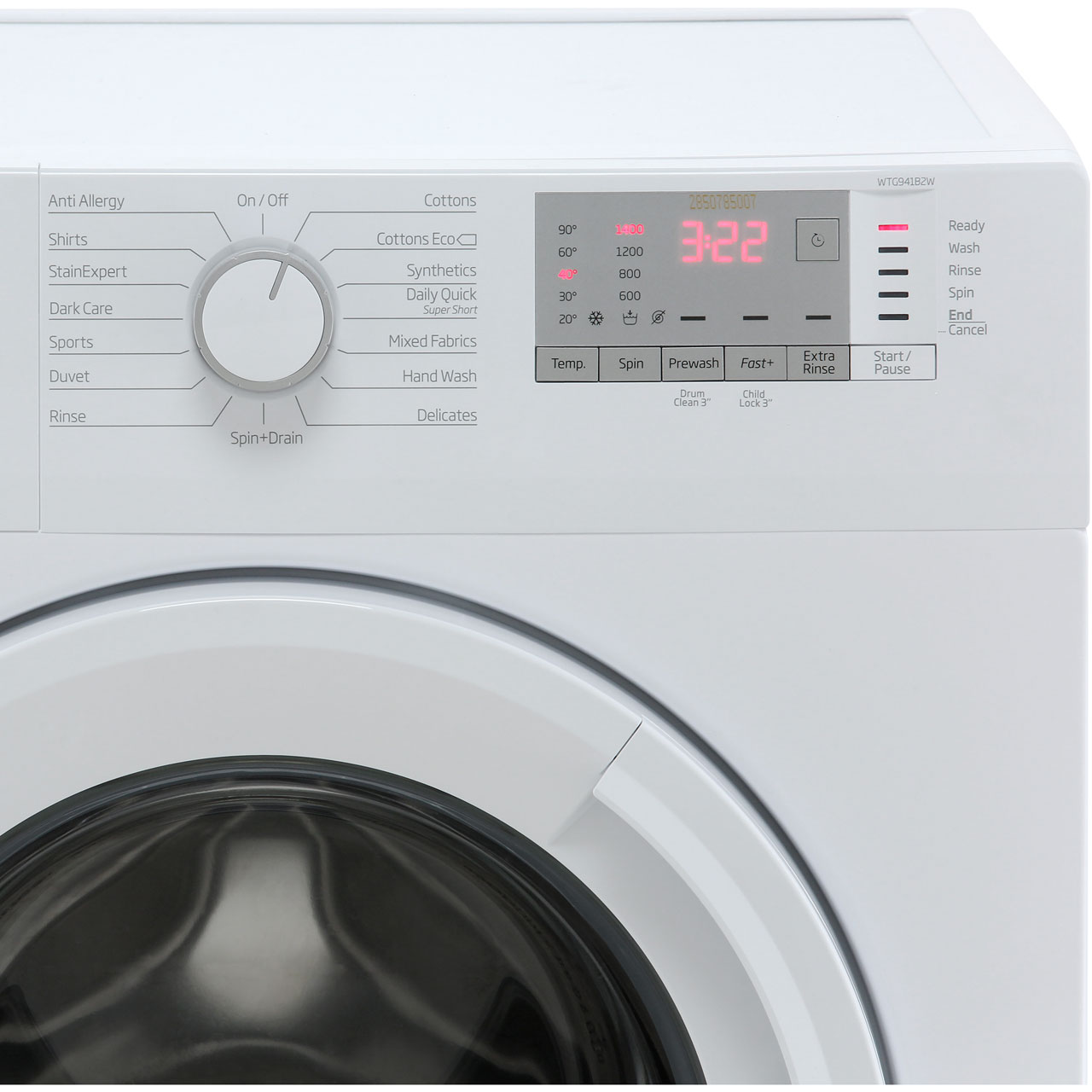 Beko WTG941B2W A+++ Rated 9Kg 1400 RPM Washing Machine White New | EBay