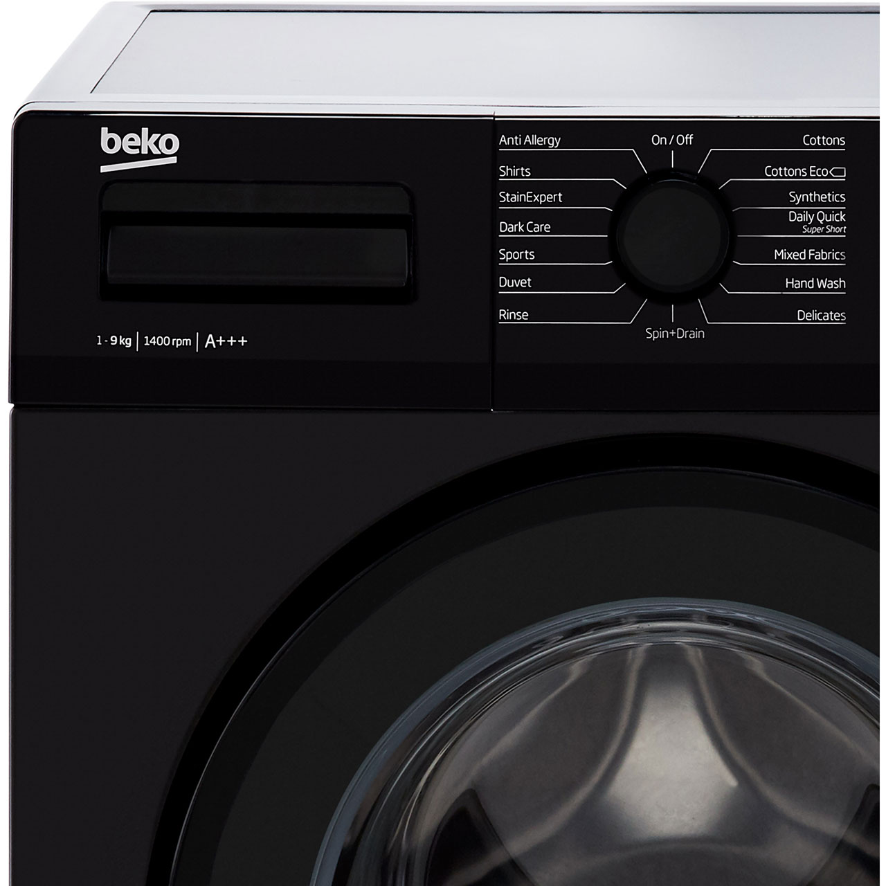 Beko WTG941B3B A+++ Rated 9Kg 1400 RPM Washing Machine Black New