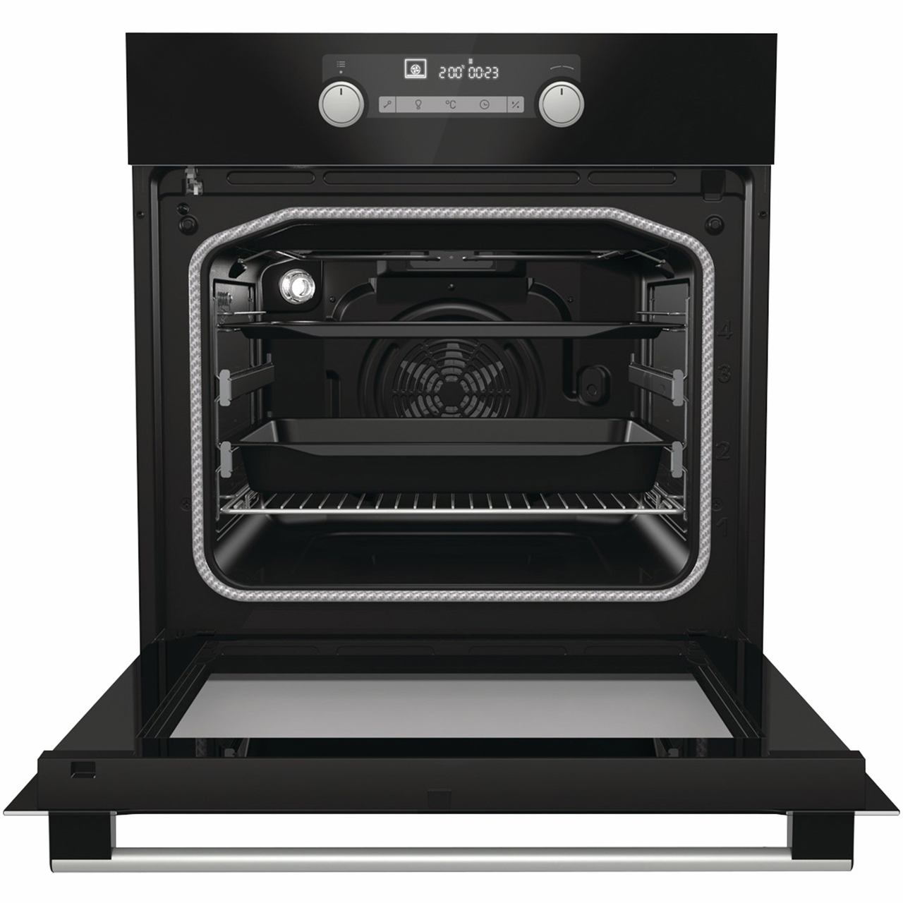 Hisense BI5323PGUK Built In 60cm A+ Electric Single Oven Black Glass