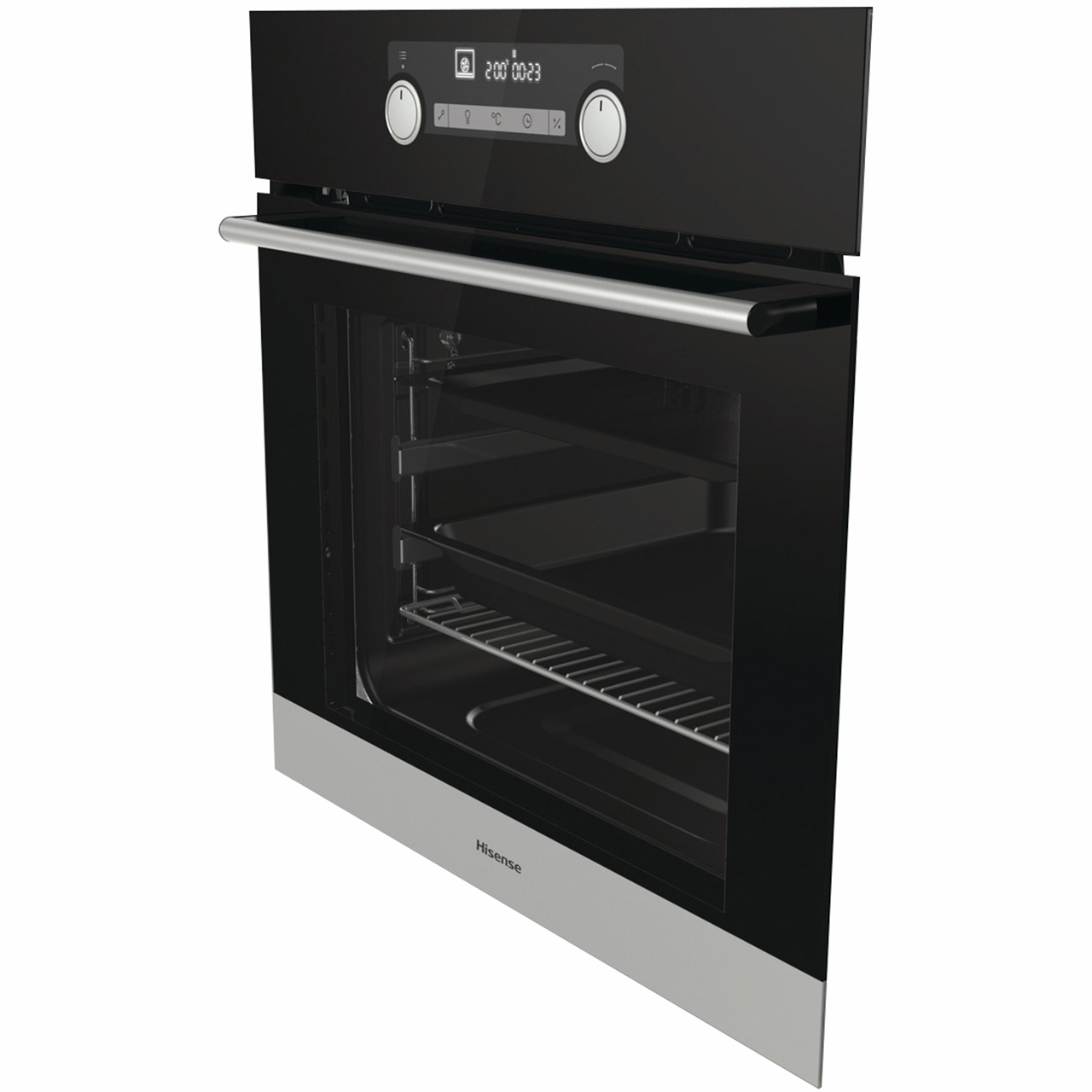 Hisense BI5323PGUK Built In 60cm A+ Electric Single Oven Black Glass