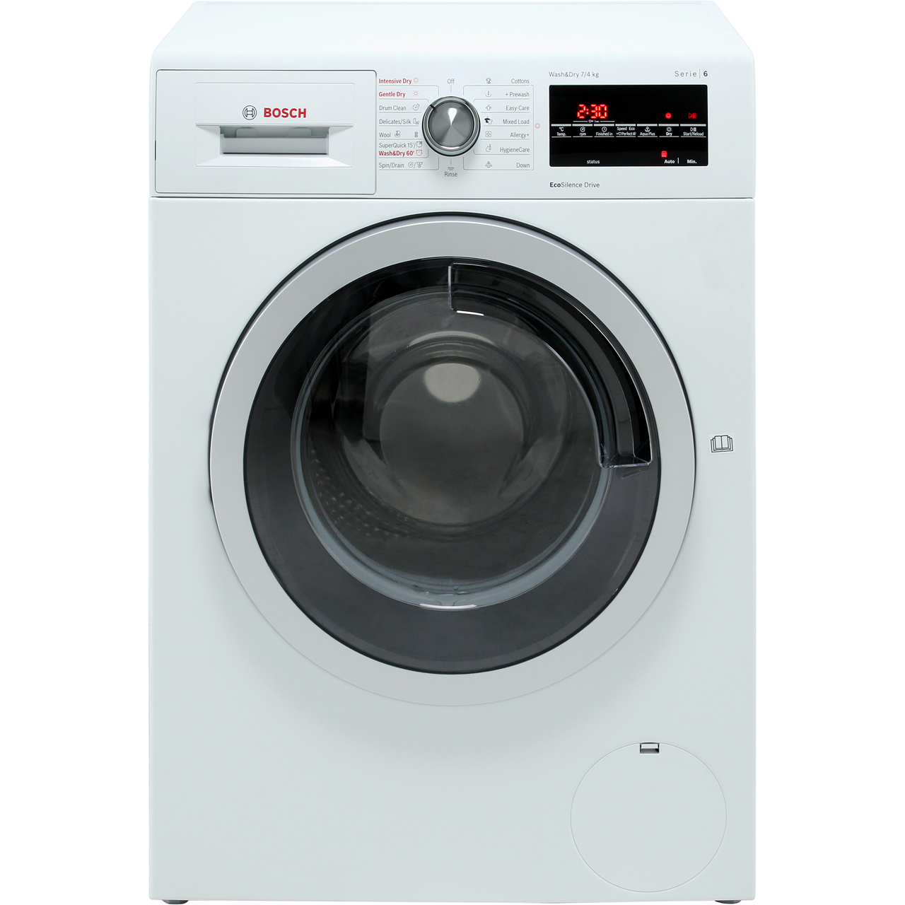 Wvg30462gb Wh Bosch Serie 6 Washer Dryer White Ao Com