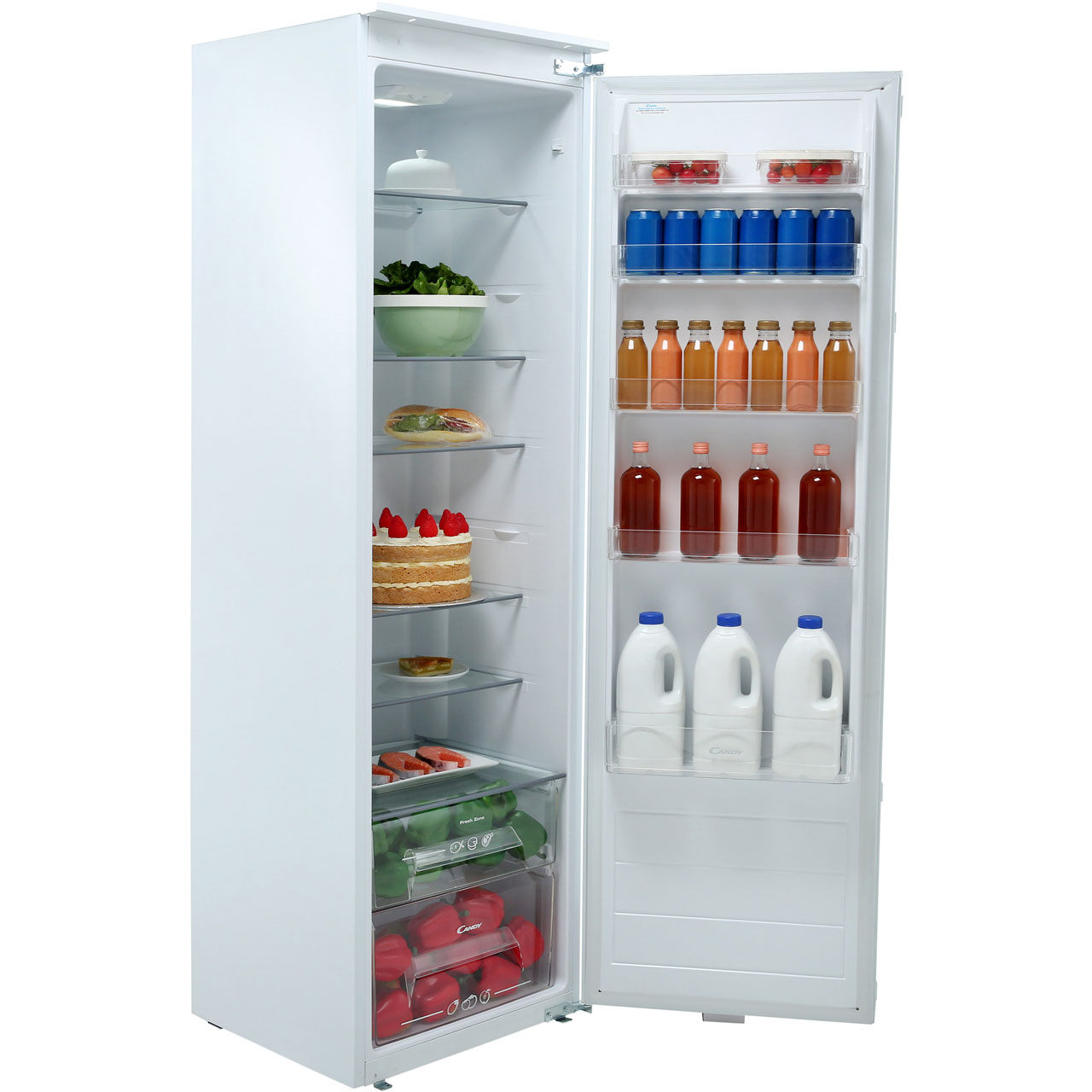 Candy CFLO3550E/1K A+ Built In Larder Fridge 316 Litres White