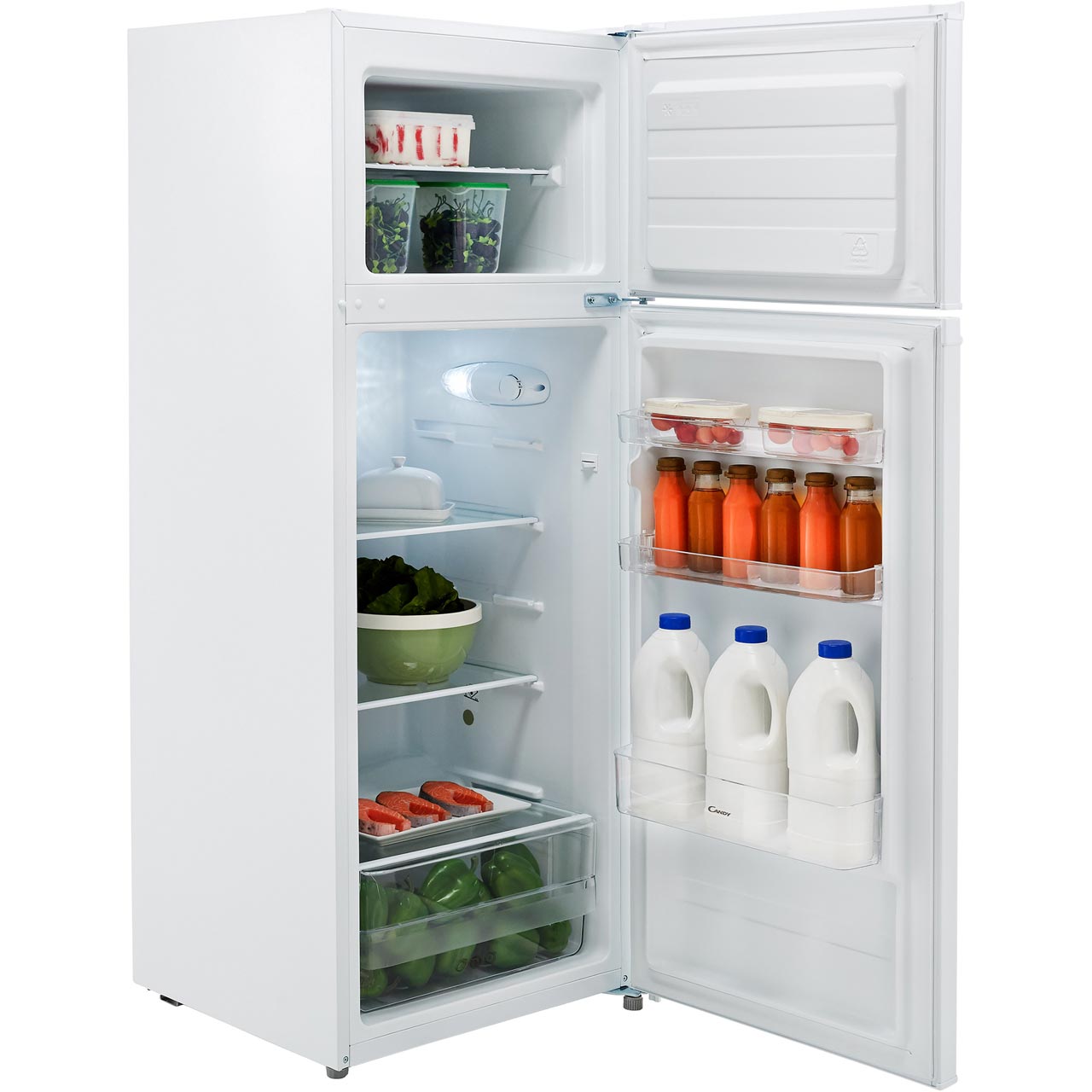 Candy CMTSE5142WK A+ 55cm Free Standing Fridge Freezer 75/25 Standard