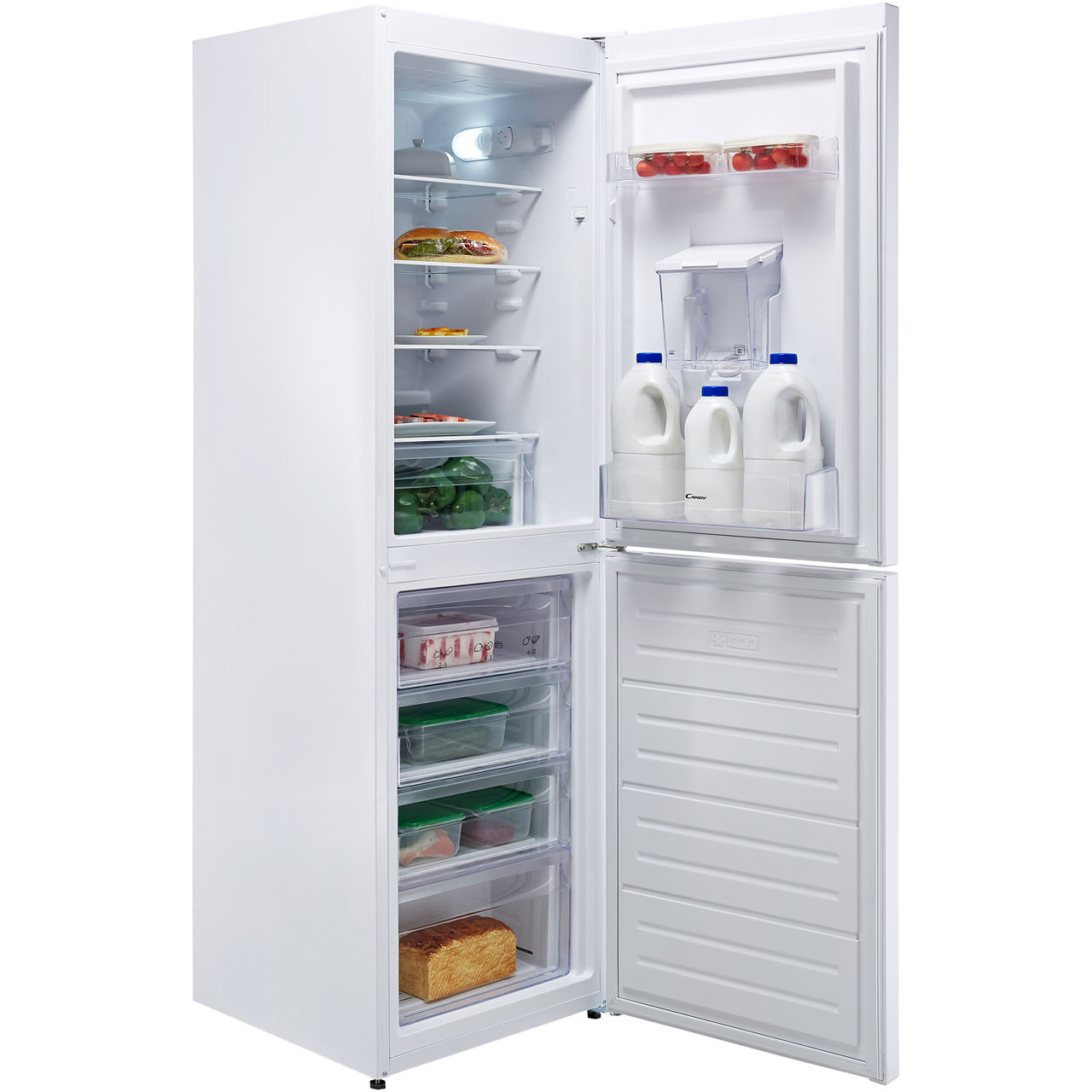 standard white fridge