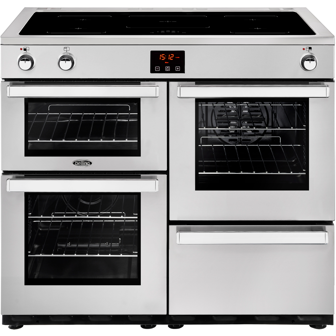 Belling Cookcentre100Ei Prof 100cm Electric Range Cooker with Induction Hob Review