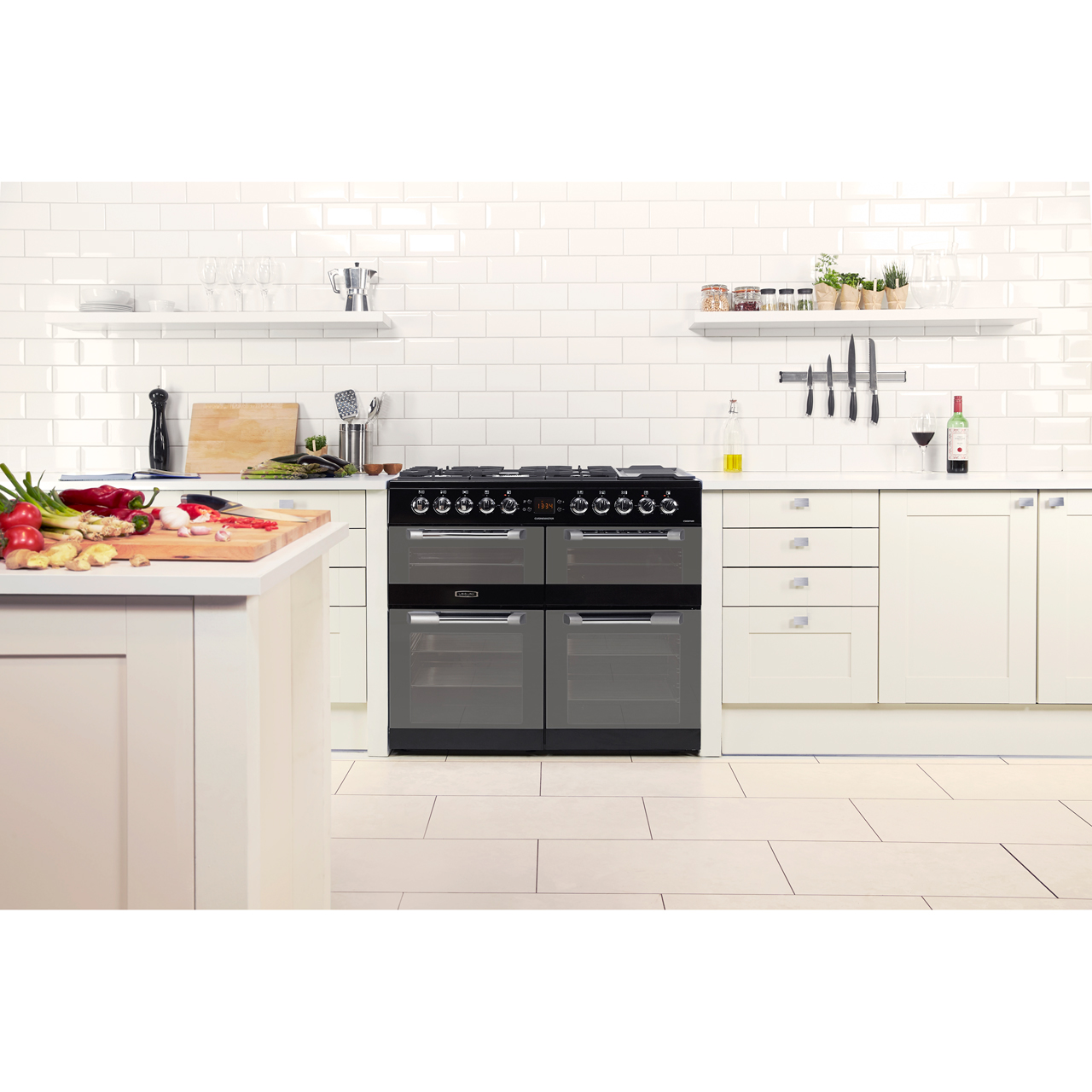 Leisure CS100FMIRK Cuisinemaster 100cm 5 Burners A/A Dual Fuel Range