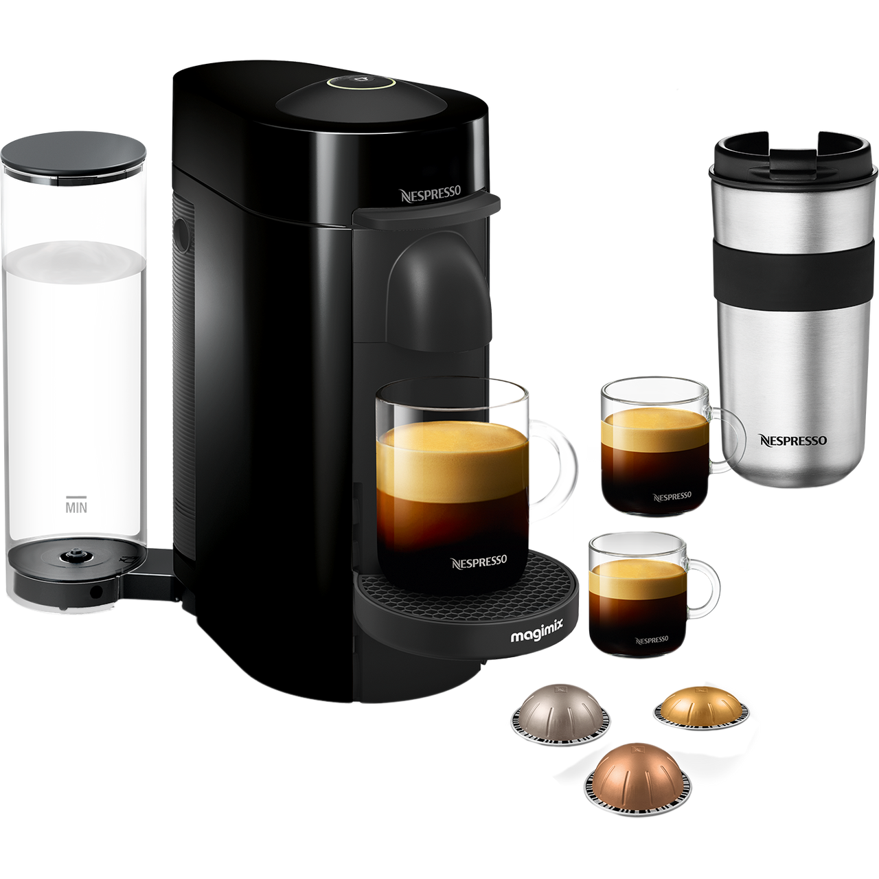 Nespresso by Magimix Vertuo Plus Limited Edition 11399 Pod Coffee Machine - Black