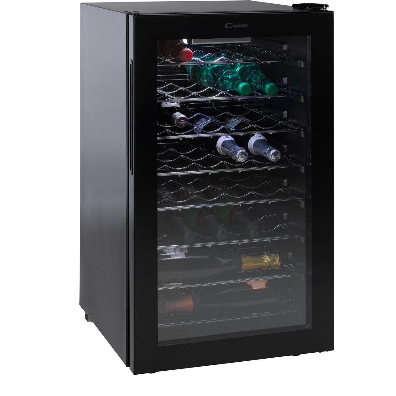Candy CWC150UK Free Standing B Wine Cooler Fits 40 Bottles Black New