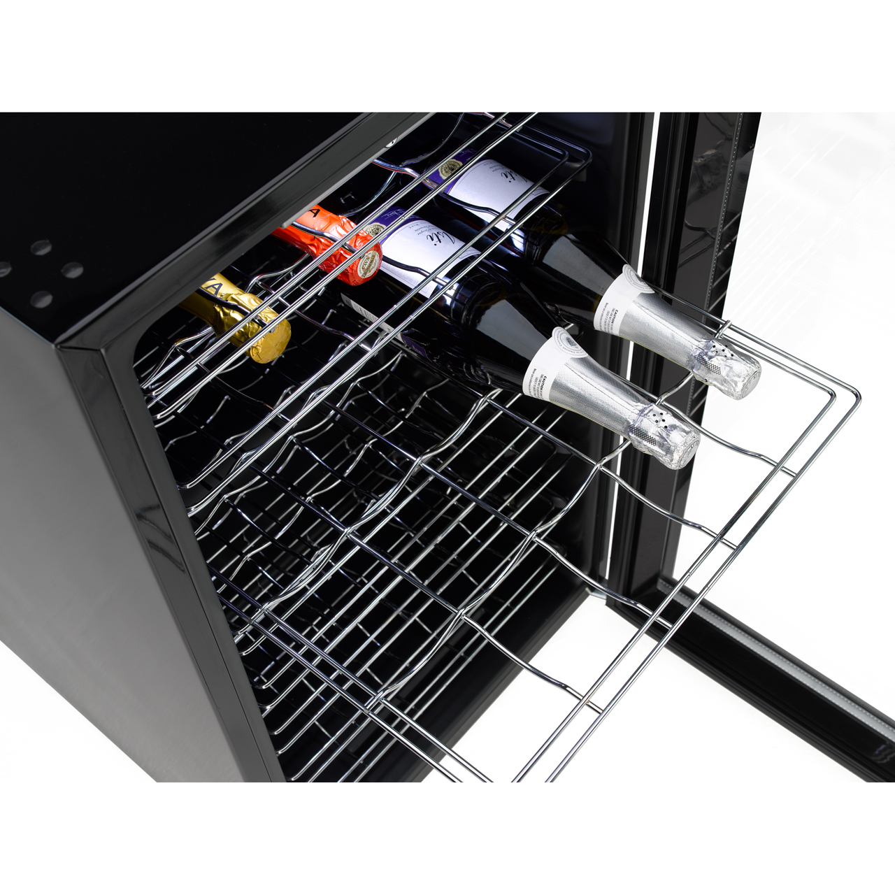 Candy CWC150UK Free Standing B Wine Cooler Fits 40 Bottles Black New