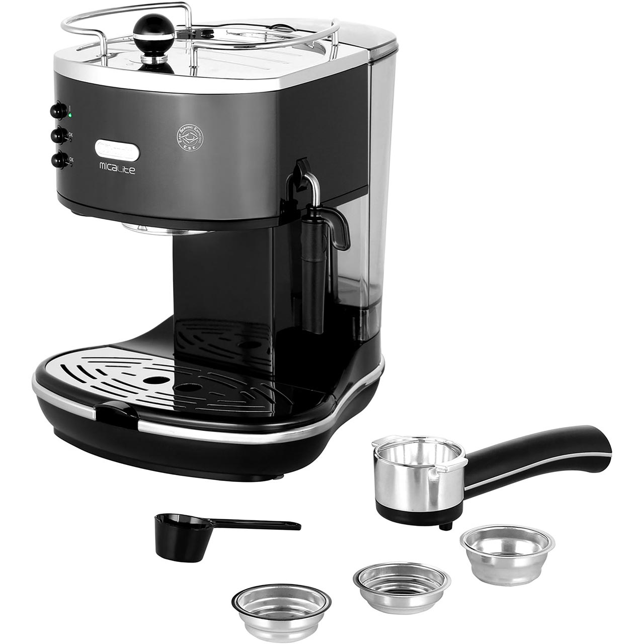 De'Longhi Icona Micalite Espresso Coffee Machine 15 bar Red