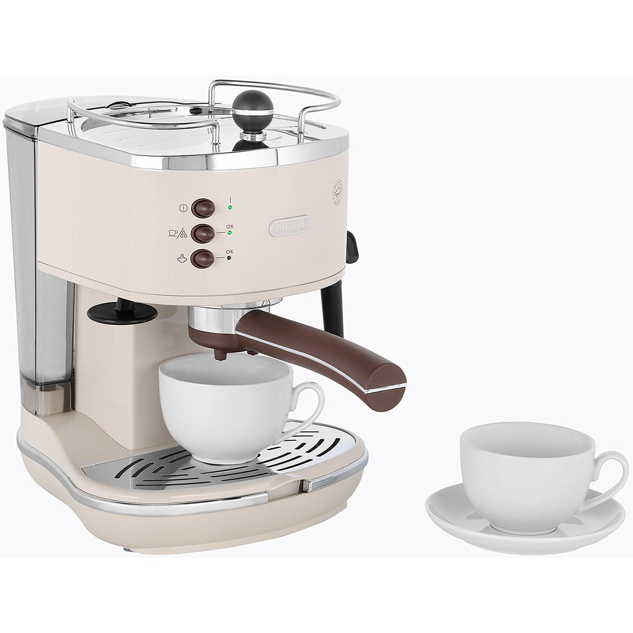 De'Longhi ECOV311.BG Icona Vintage Espresso Coffee Machine 15 bar Cream