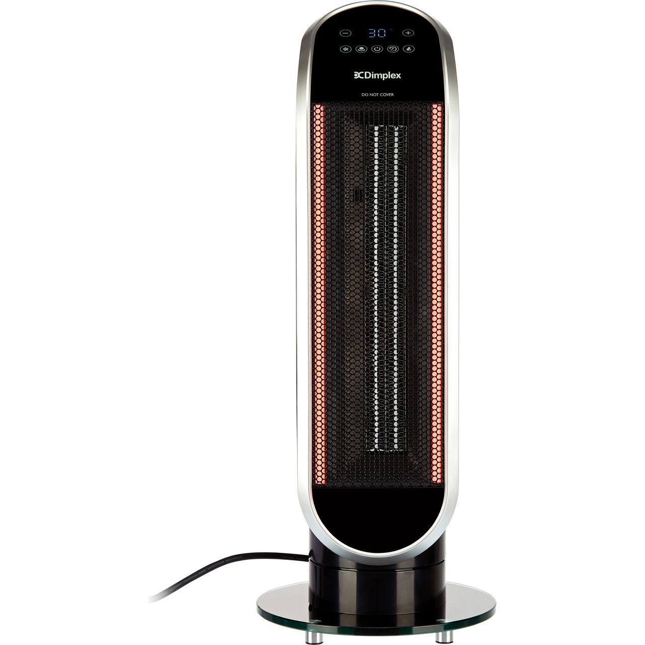 Dimplex MaxAir Ceramic Fan Heater With Remote Control 2500W - Black