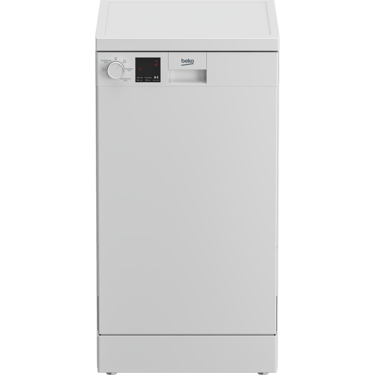 Beko DVS05R20W A++ Dishwasher Slimline 45cm 10 Place White New eBay