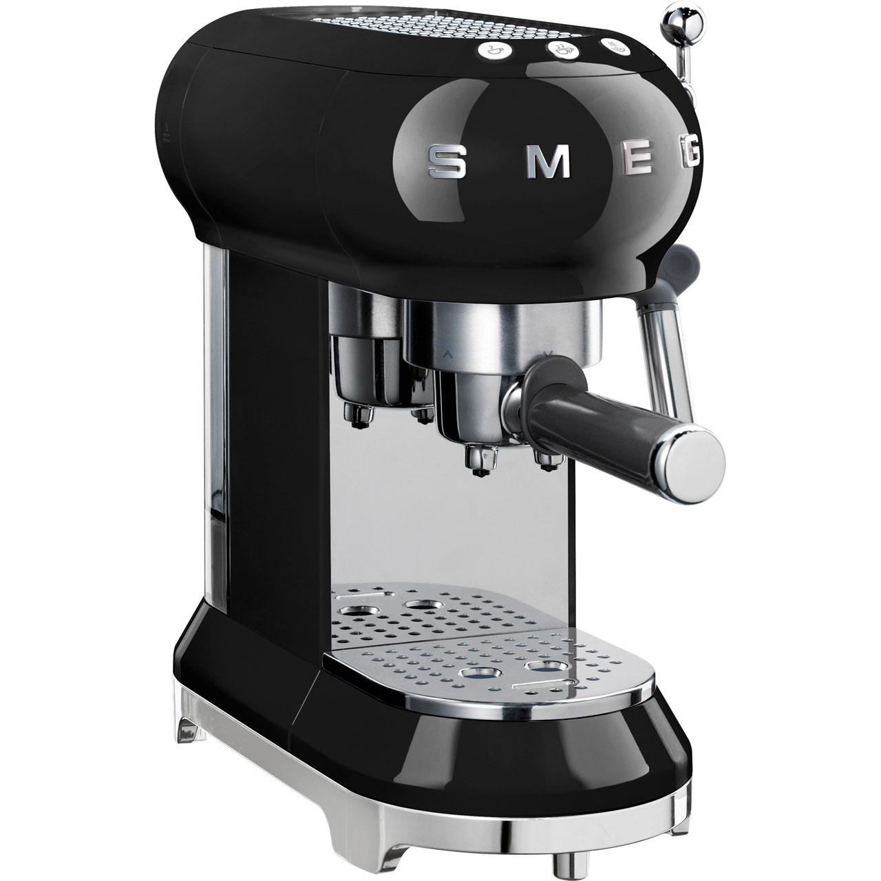 Smeg ECF01BLUK Espresso Coffee Machine 15 bar Black New from AO