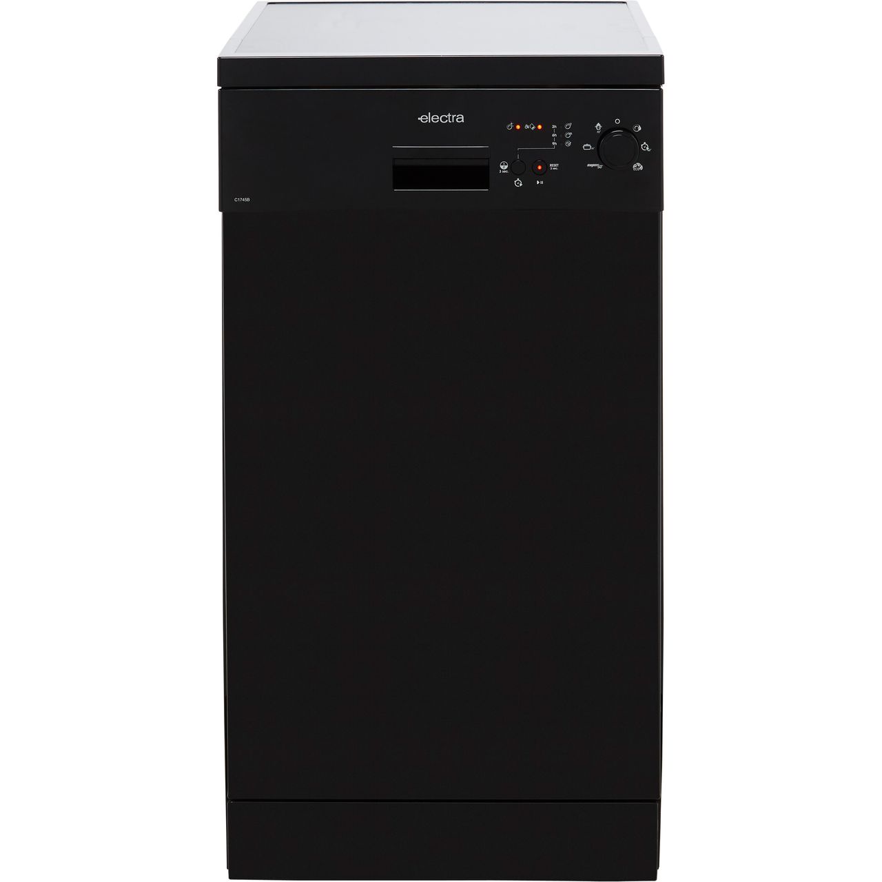 Electra Slimline Dishwasher | Black 