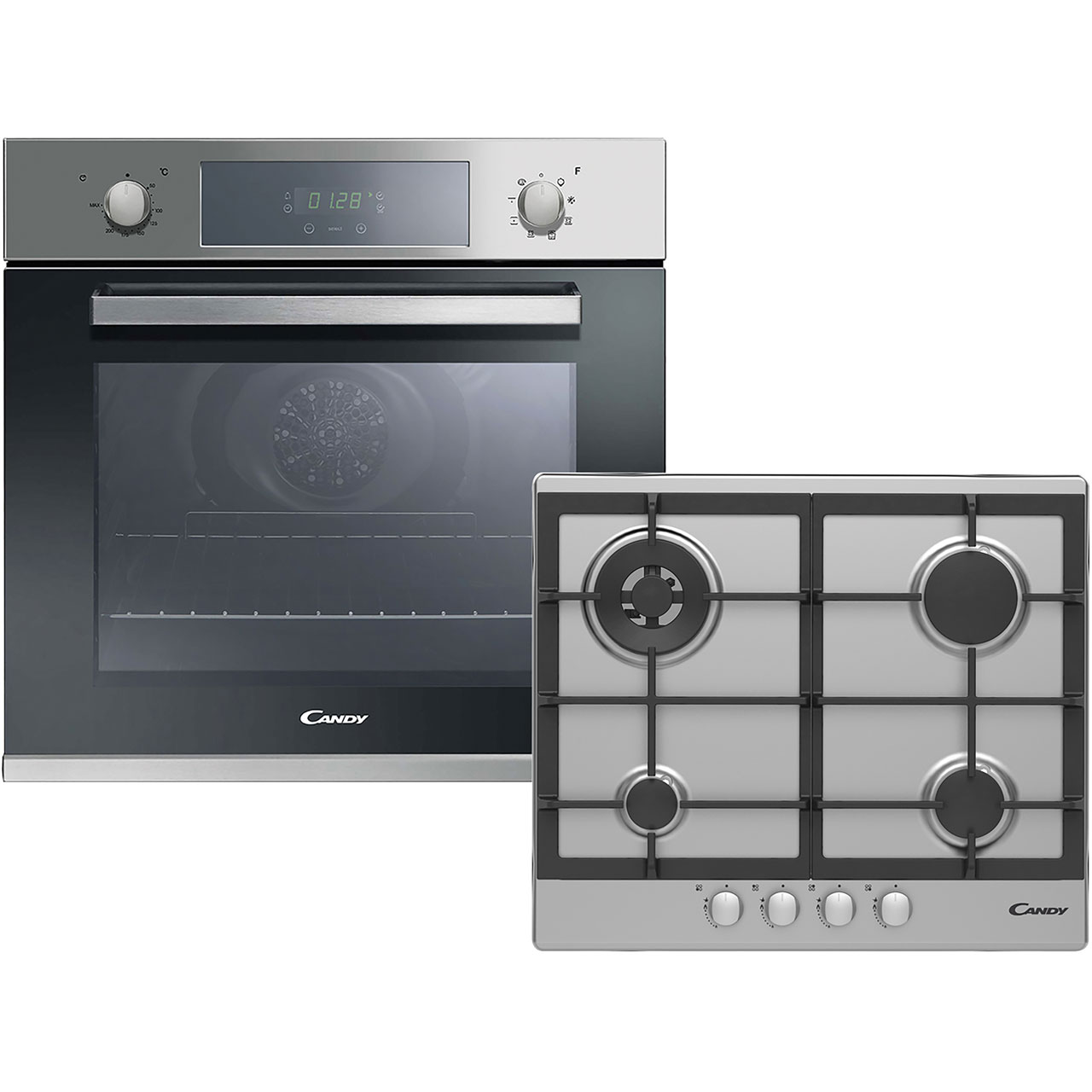 Candy FCP605X/CPG64SWGX Built In Electric Single Oven and Gas Hob Pack Review