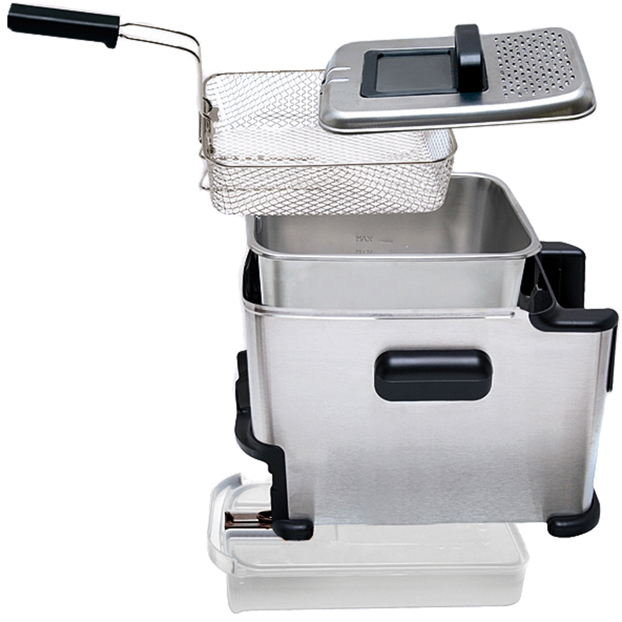 Tefal FR701640 Oleoclean Compact Fryer Deep Fryer Silver 3045386378425