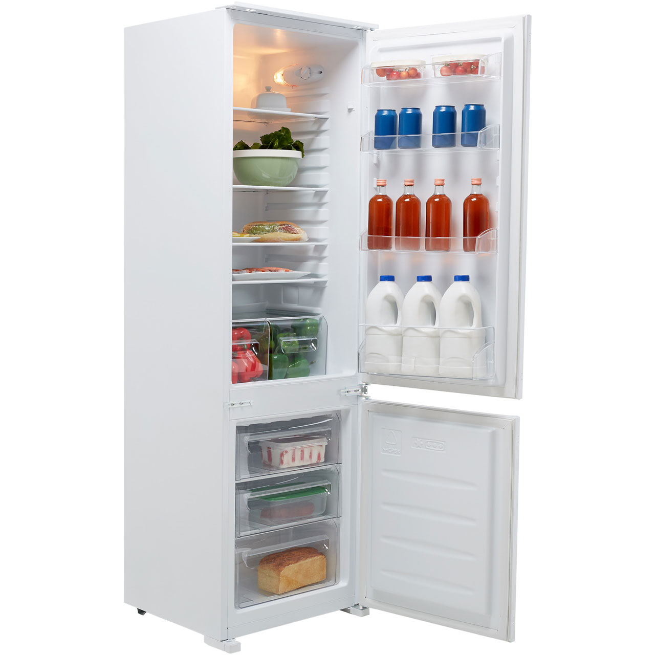 Fridgemaster Mbc55275 A+ 54cm Fridge Freezer 70 30 Standard Built In 