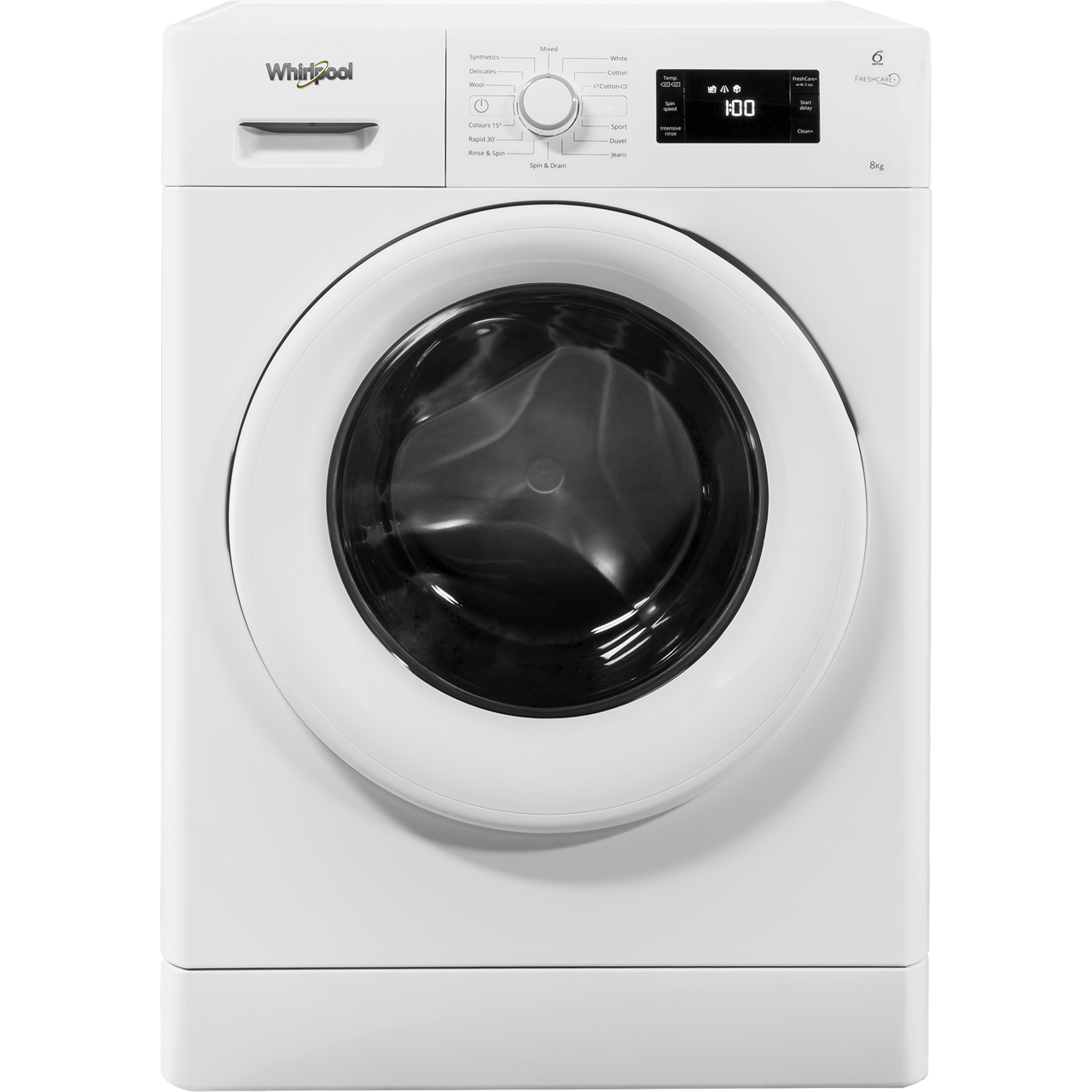 Whirlpool FWG81496W A+++ Rated 8Kg 1400 RPM Washing Machine White New