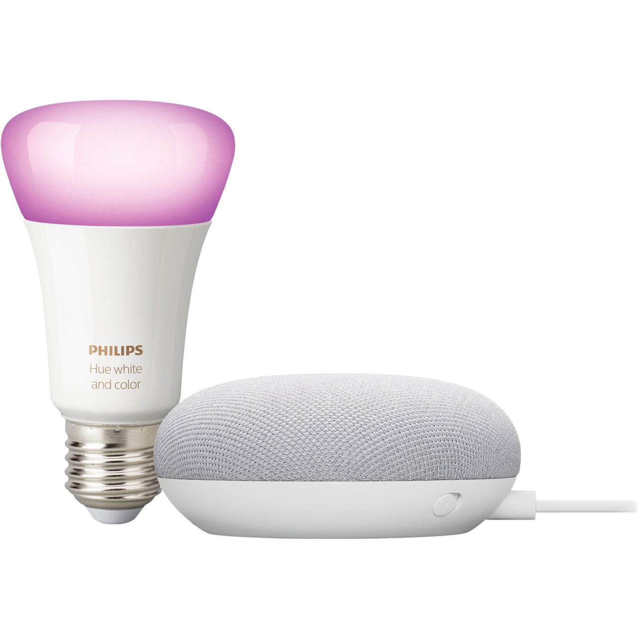 google home mini philips hue bundle