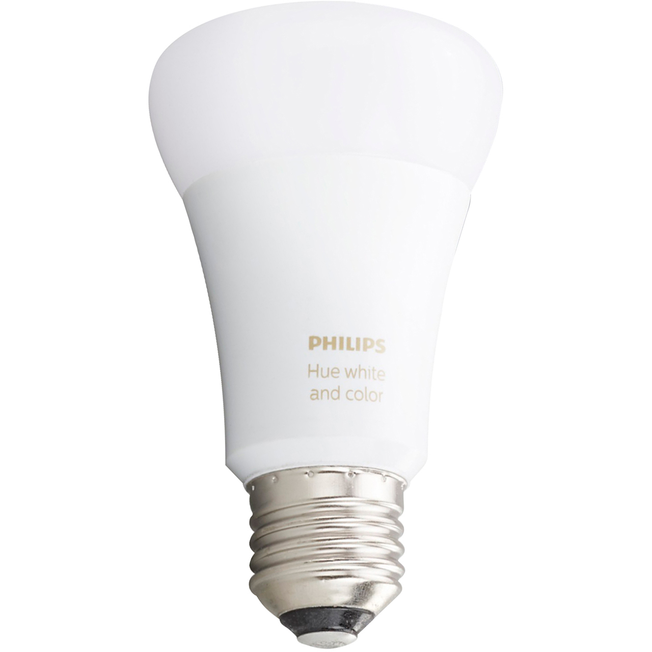 philips hue white and colour ambiance mini smart bulb e27 starter kit & google home mini chalk bundle