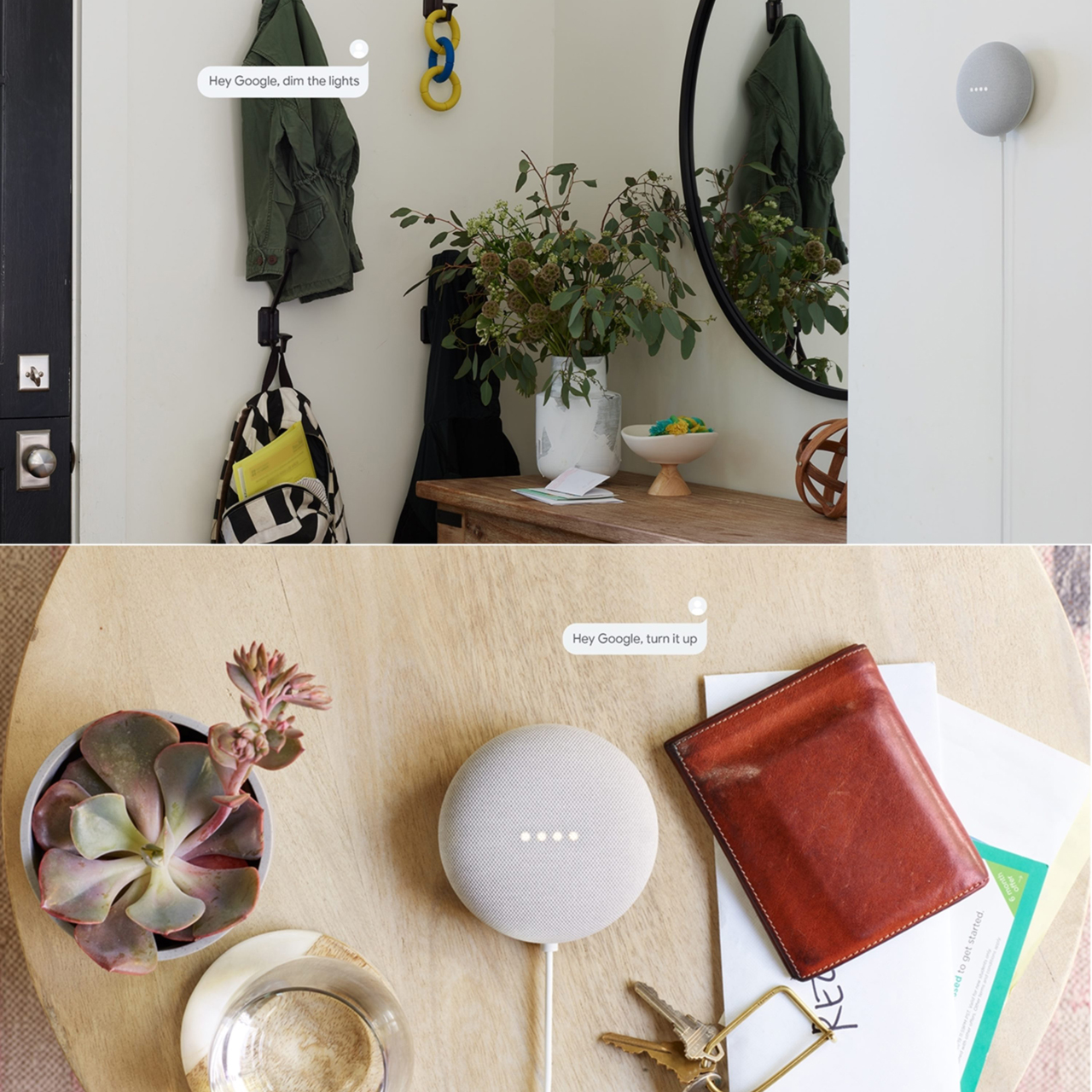 philips hue white and colour ambiance mini smart bulb e27 starter kit & google home mini chalk bundle